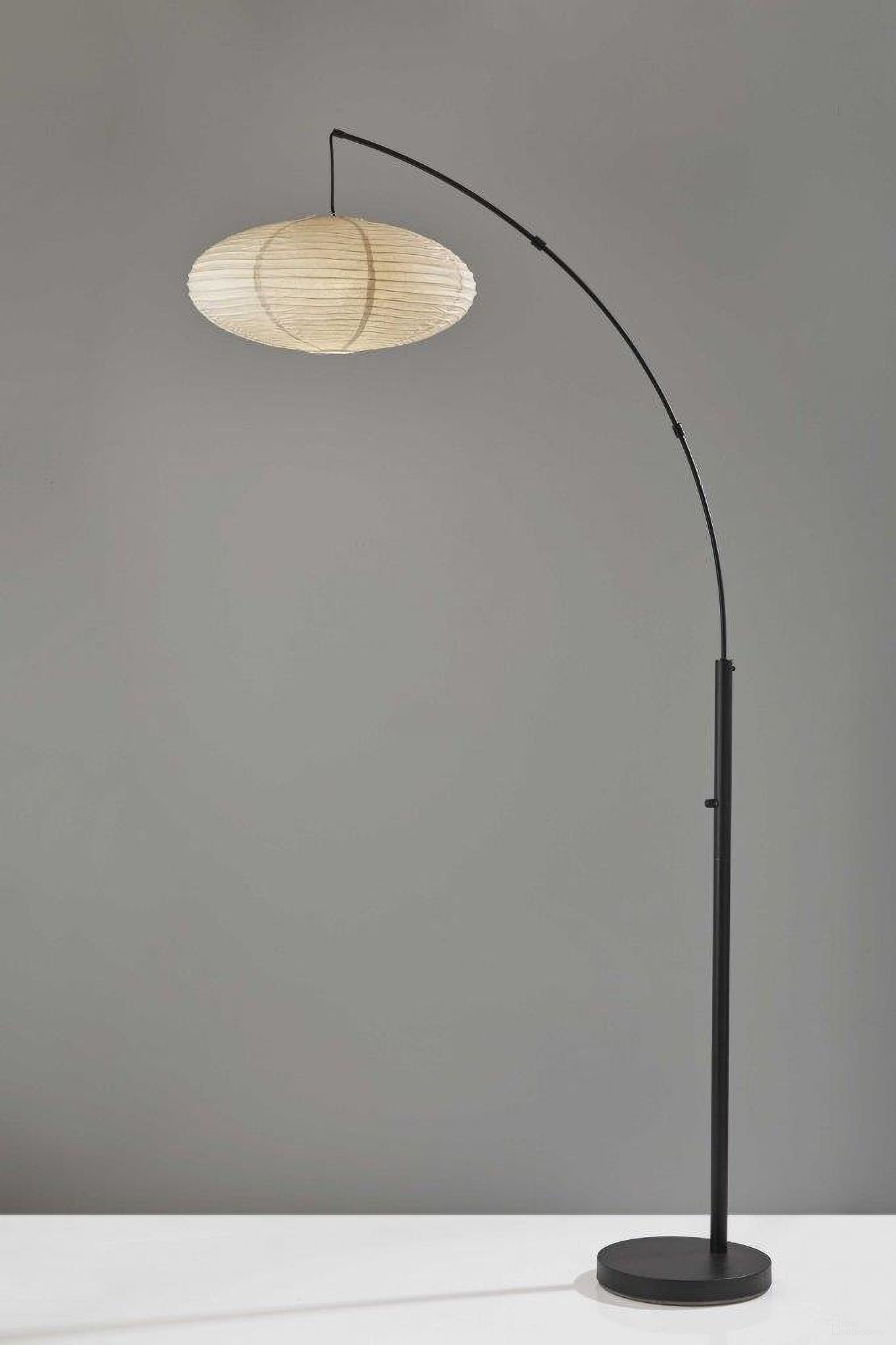 The appearance of Homeroots Black Metal Arc Lamp designed by Homeroots in the modern / contemporary interior design. This black piece of furniture  was selected by 1StopBedrooms from  to add a touch of cosiness and style into your home. Sku: 372902. Material: Metal.