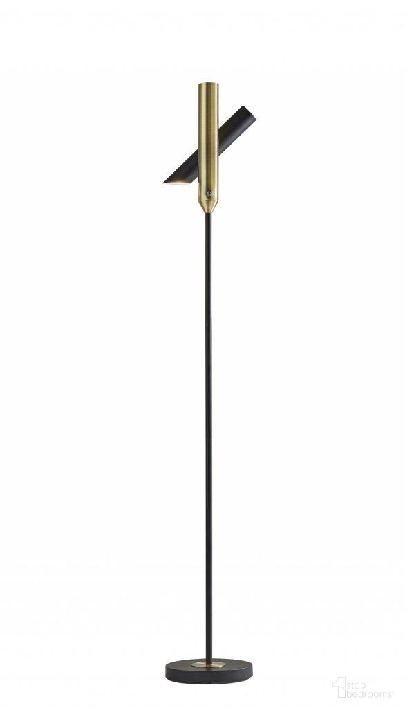 Homeroots Black Metal Led Torchiere 372666