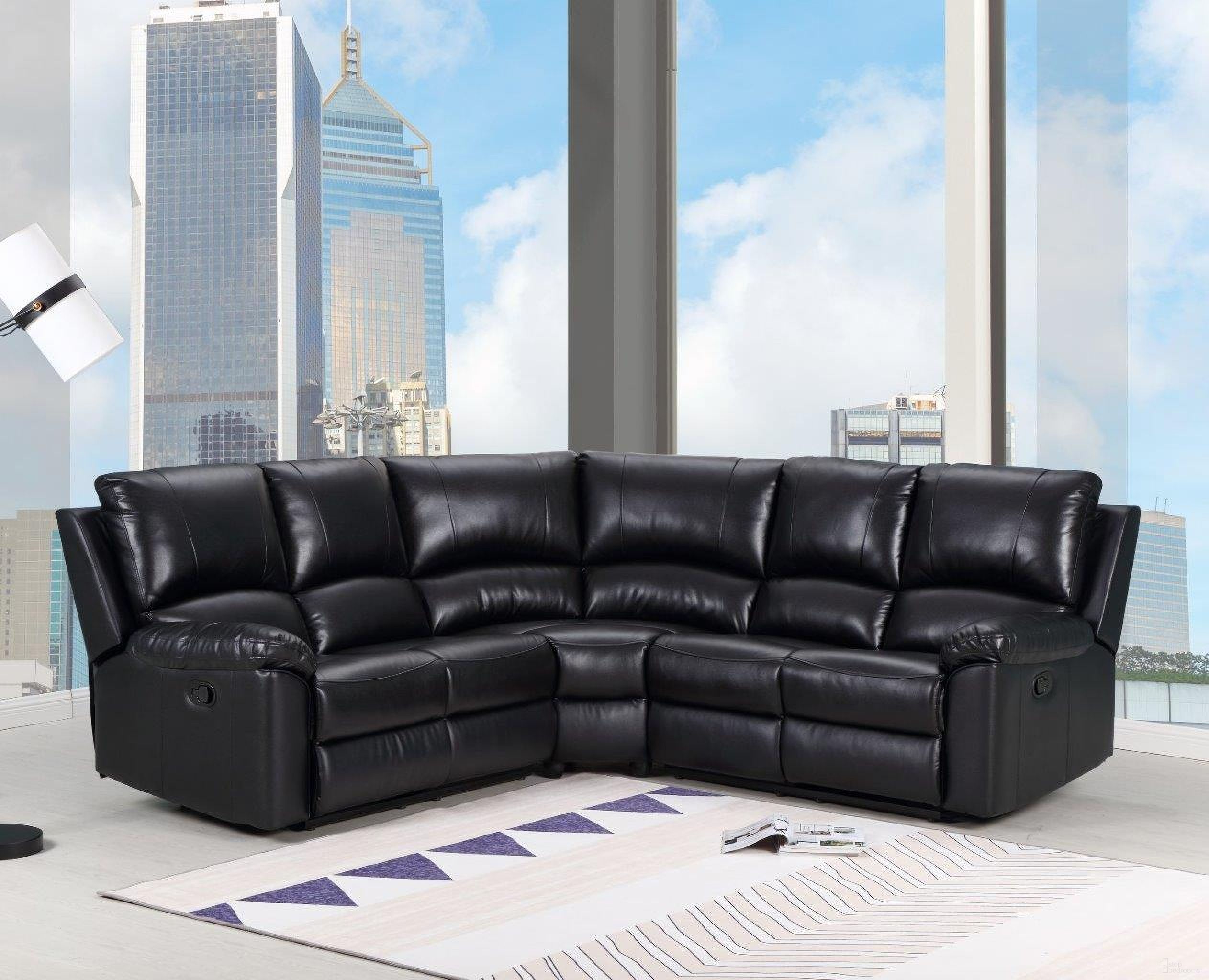 HomeRoots Power Reclining Sectional