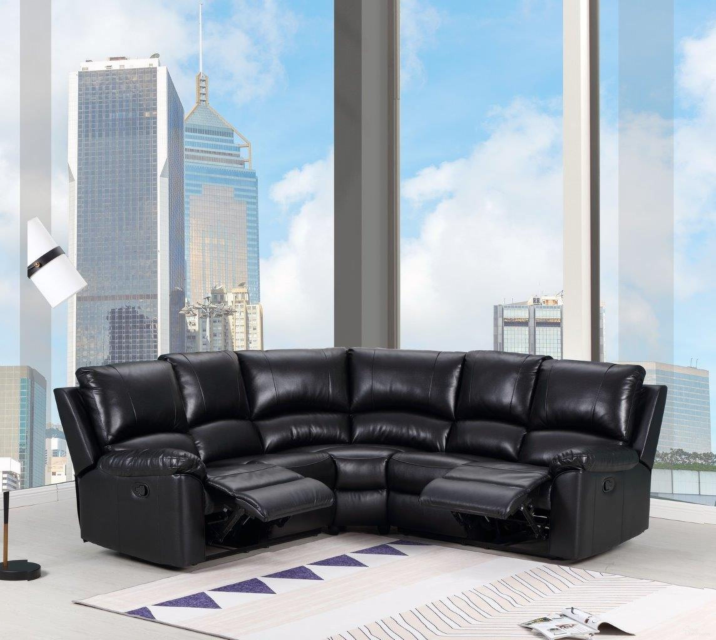HomeRoots Power Reclining Sectional - Thumbnail 2