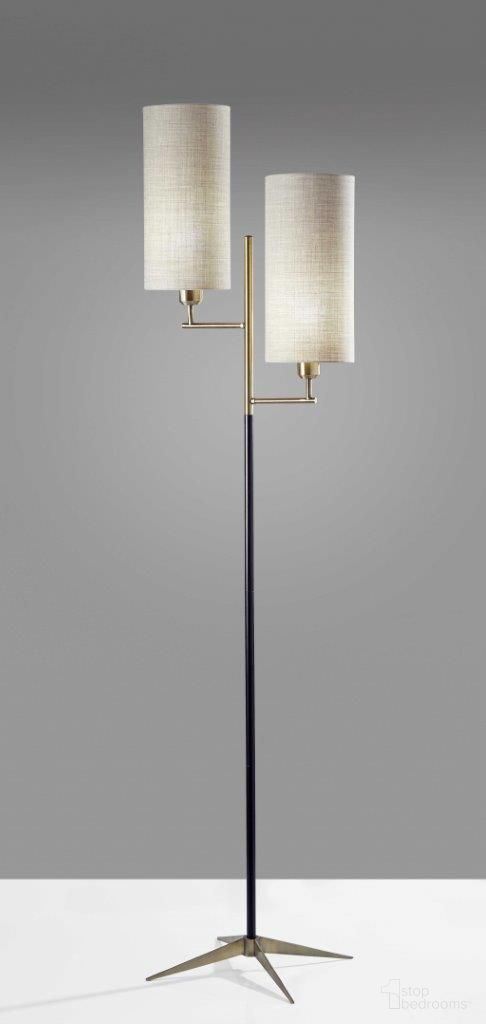 Homeroots Brass Metal Floor Lamp 372593