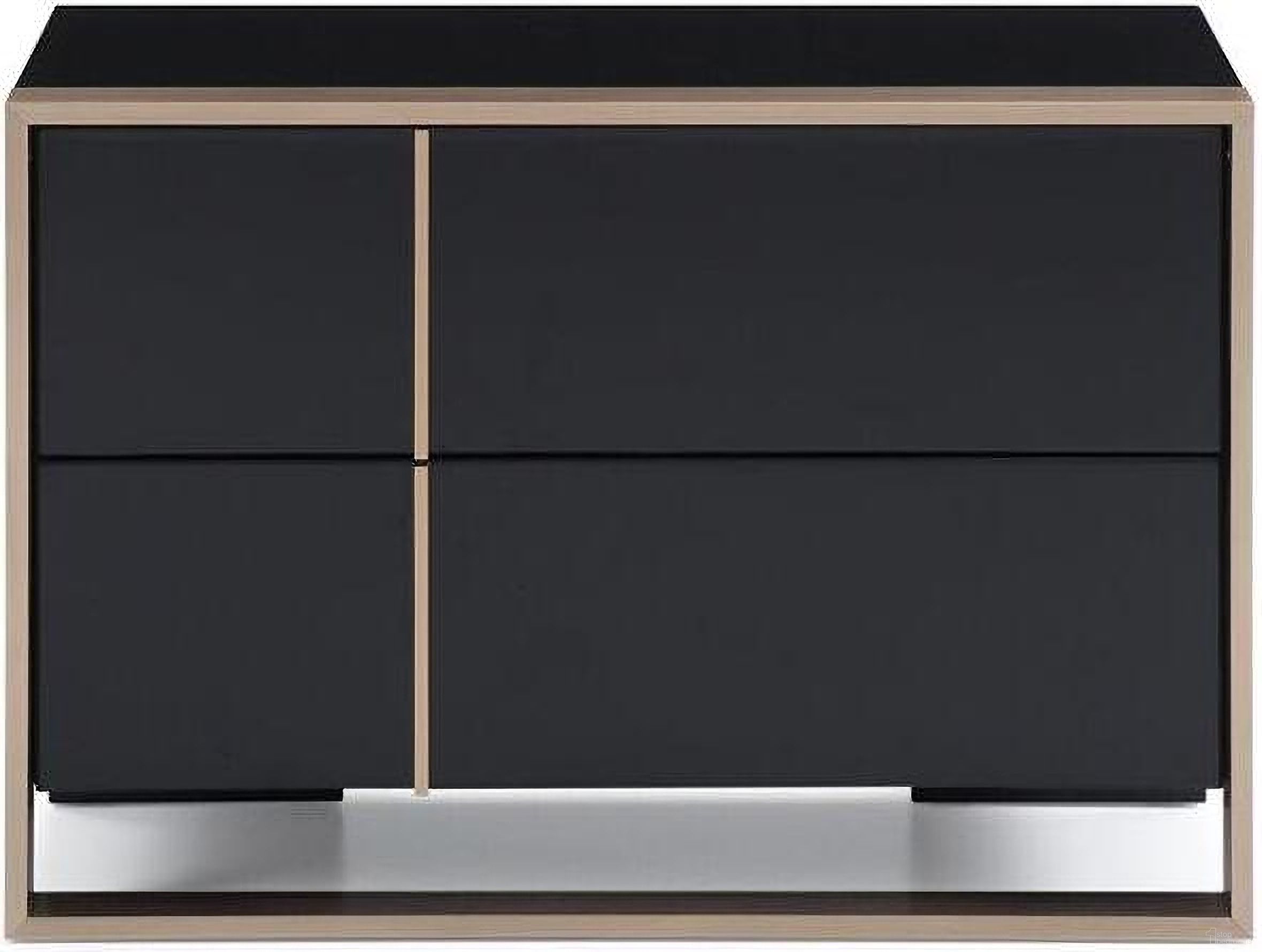 The appearance of Homeroots Brushed Black Stainless Bronze Nightstand designed by Homeroots in the modern / contemporary interior design. This brushed bronze piece of furniture was selected by 1StopBedrooms from to add a touch of cosiness and style into your home. Sku: 284193. Material: Steel.
