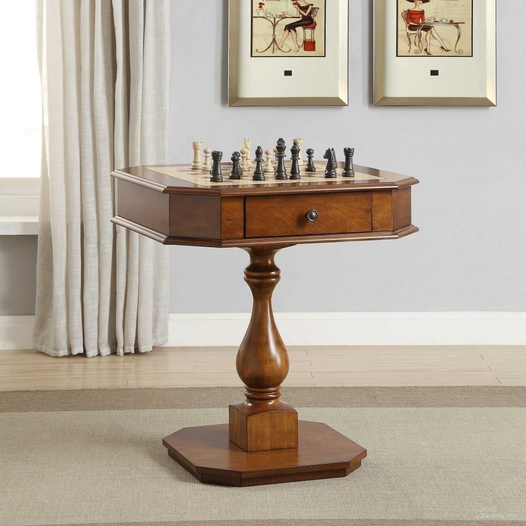 Homeroots Cherry Mdf Game Table 286318