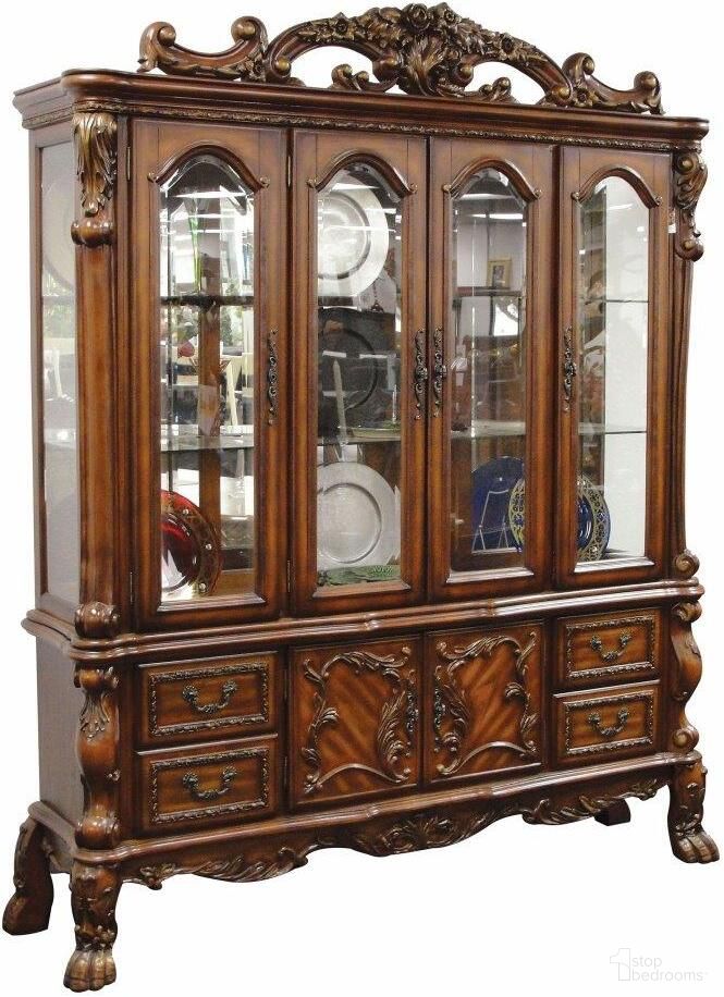 The appearance of Homeroots Cherry Oak Wood Poly Resin Glass Hutch And Buffet designed by Homeroots in the traditional interior design. This cherry oak piece of furniture was selected by 1StopBedrooms from to add a touch of cosiness and style into your home. Sku: 348168. Material: Wood.