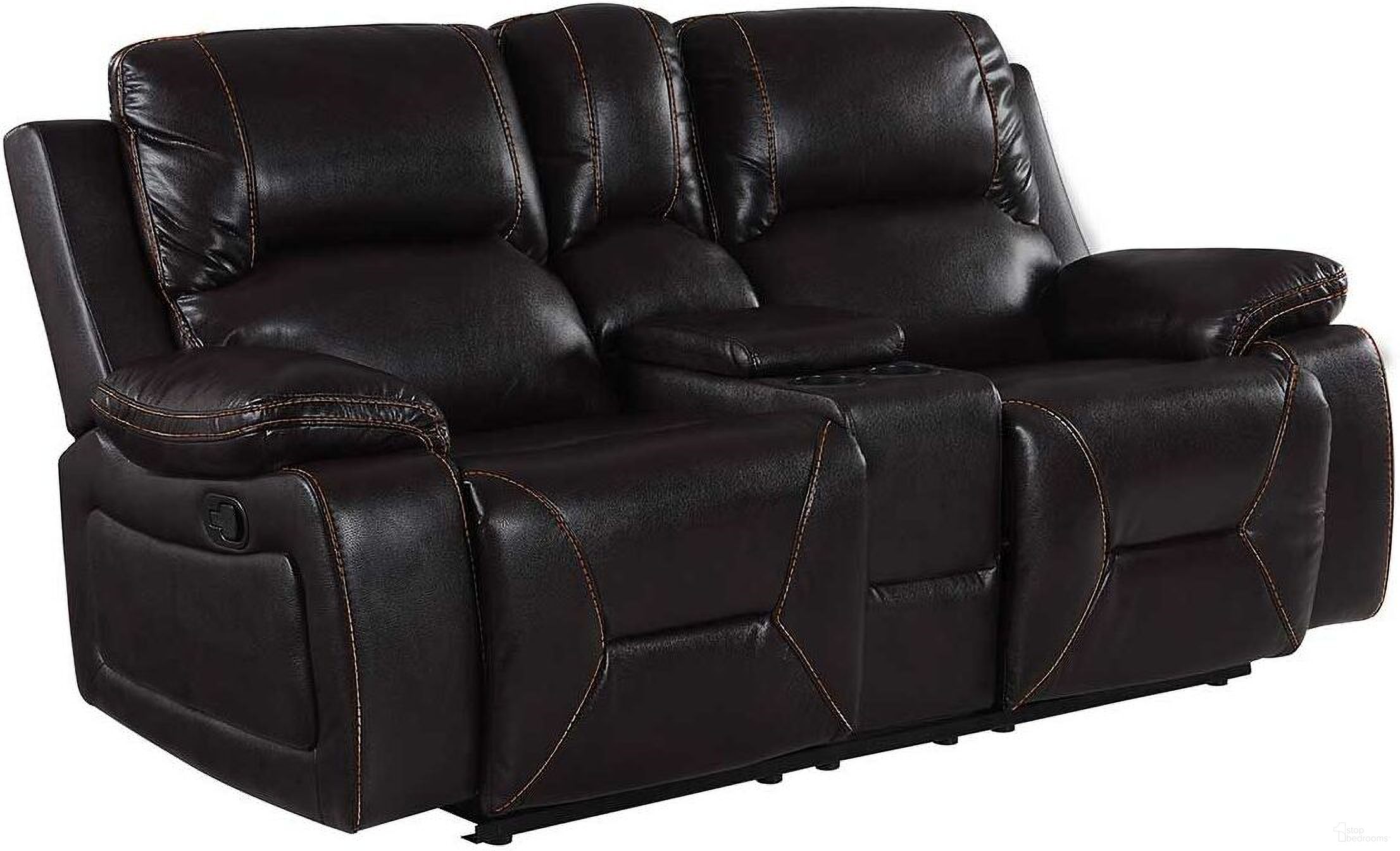 The appearance of Homeroots Classy Brown Leather Loveseat designed by Homeroots in the modern / contemporary interior design. This brown piece of furniture was selected by 1StopBedrooms from to add a touch of cosiness and style into your home. Sku: 329440. Material: Leather.