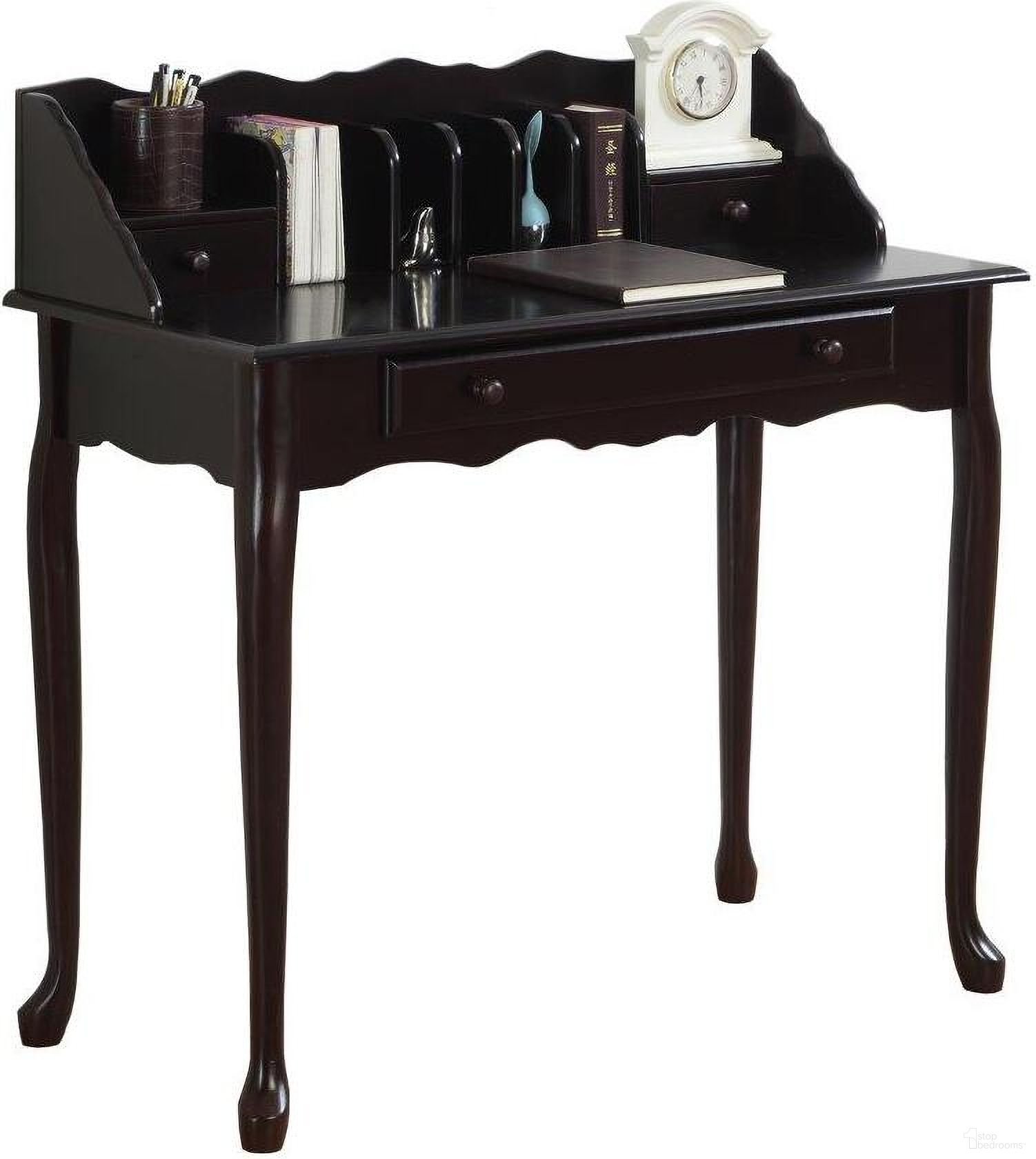 The appearance of Homeroots Dark Cherry Desk designed by Homeroots in the traditional interior design. This cherry piece of furniture was selected by 1StopBedrooms from to add a touch of cosiness and style into your home. Sku: 333027. Material: MDF.