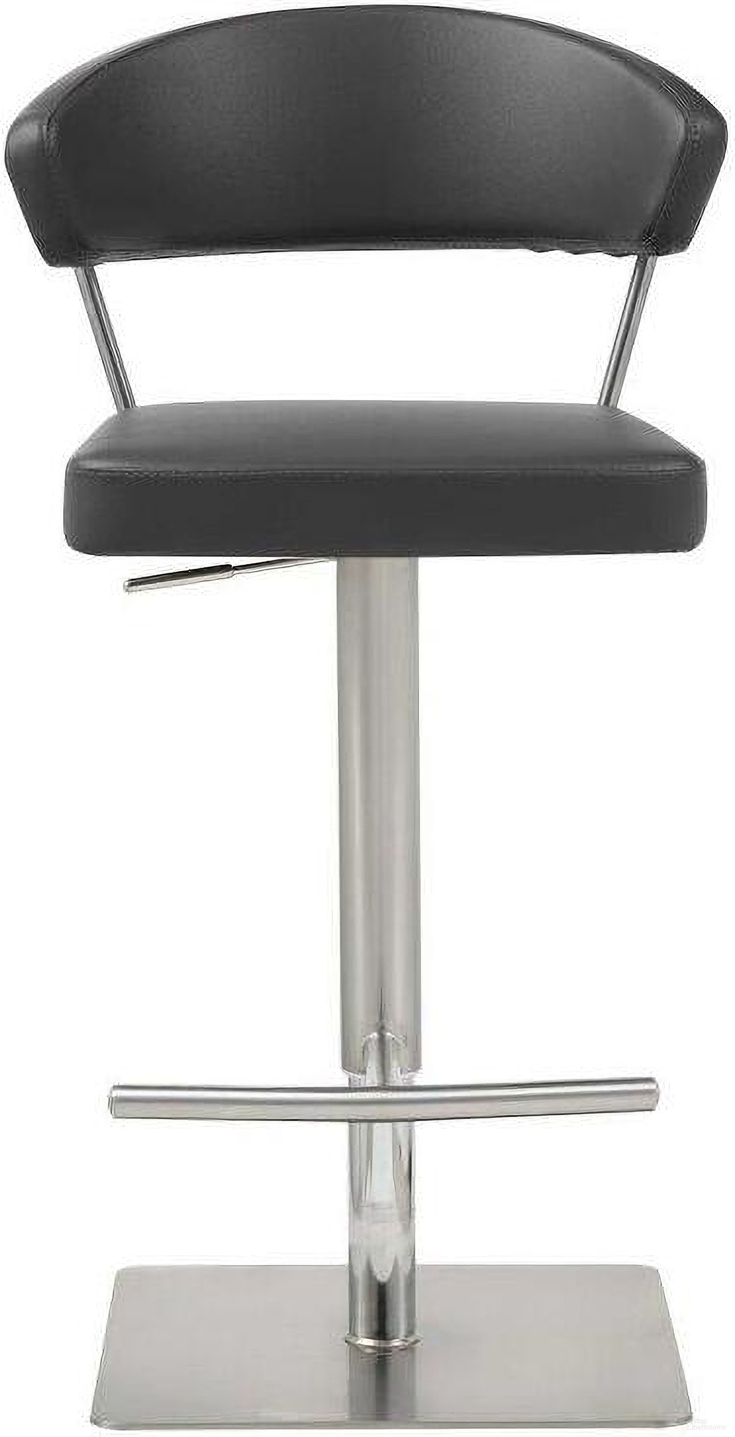 The appearance of Homeroots Dark Stainless Steel Bar Stool designed by Homeroots in the modern / contemporary interior design. This dark piece of furniture was selected by 1StopBedrooms from to add a touch of cosiness and style into your home. Sku: 370621. Material: Steel.