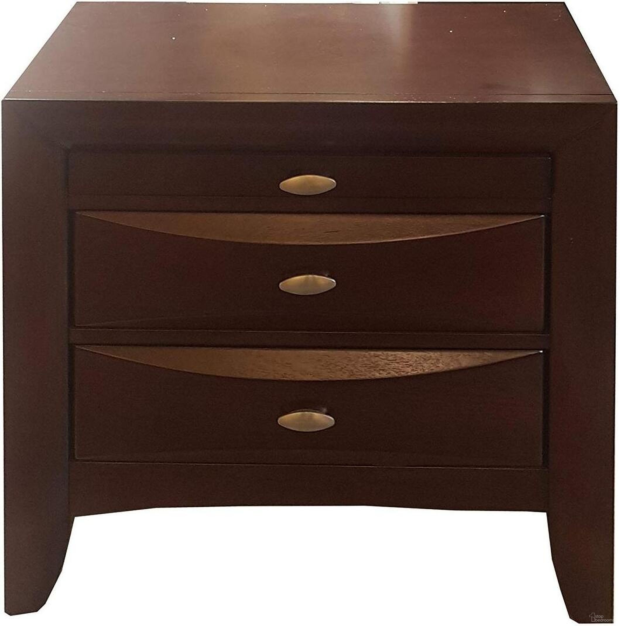 The appearance of Homeroots Espresso Rubber Wood Elegant Nightstand designed by Homeroots in the traditional interior design. This espresso piece of furniture was selected by 1StopBedrooms from to add a touch of cosiness and style into your home. Sku: 285546. Material: Rubberwood.
