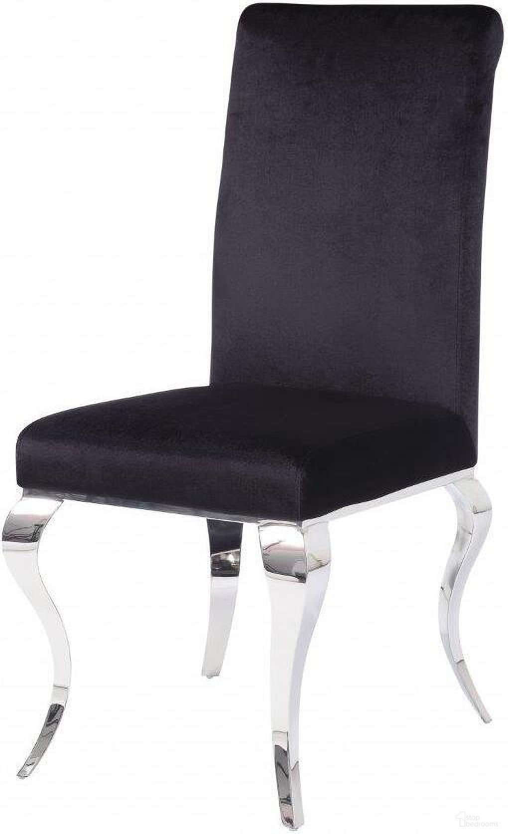 The appearance of Homeroots Fabric Stainless Steel Upholstered Side Chair (Set 2) 347318 designed by Homeroots in the glam interior design. This steel piece of furniture was selected by 1StopBedrooms from to add a touch of cosiness and style into your home. Sku: 347318. Material: Steel. Chair Type: Side Chair.