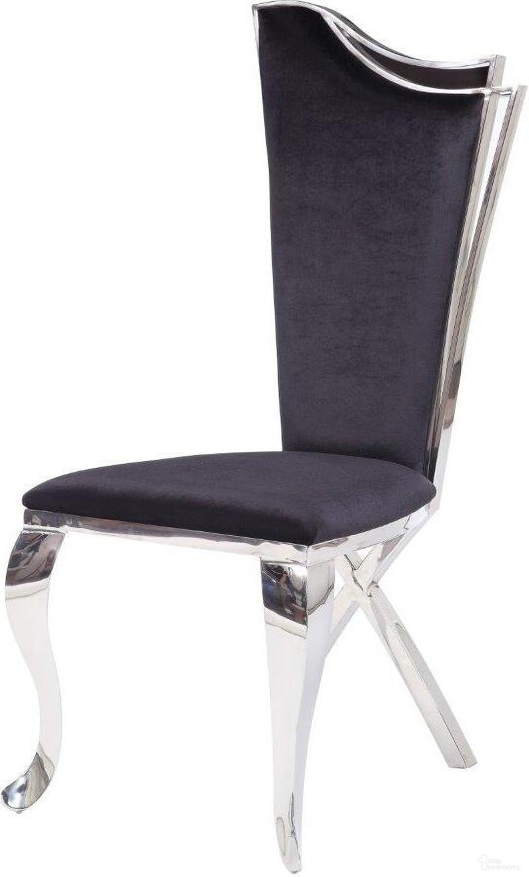 The appearance of Homeroots Fabric Stainless Steel Upholstered Side Chair (Set 2) 347321 designed by Homeroots in the glam interior design. This steel piece of furniture was selected by 1StopBedrooms from to add a touch of cosiness and style into your home. Sku: 347321. Material: Steel. Chair Type: Side Chair.