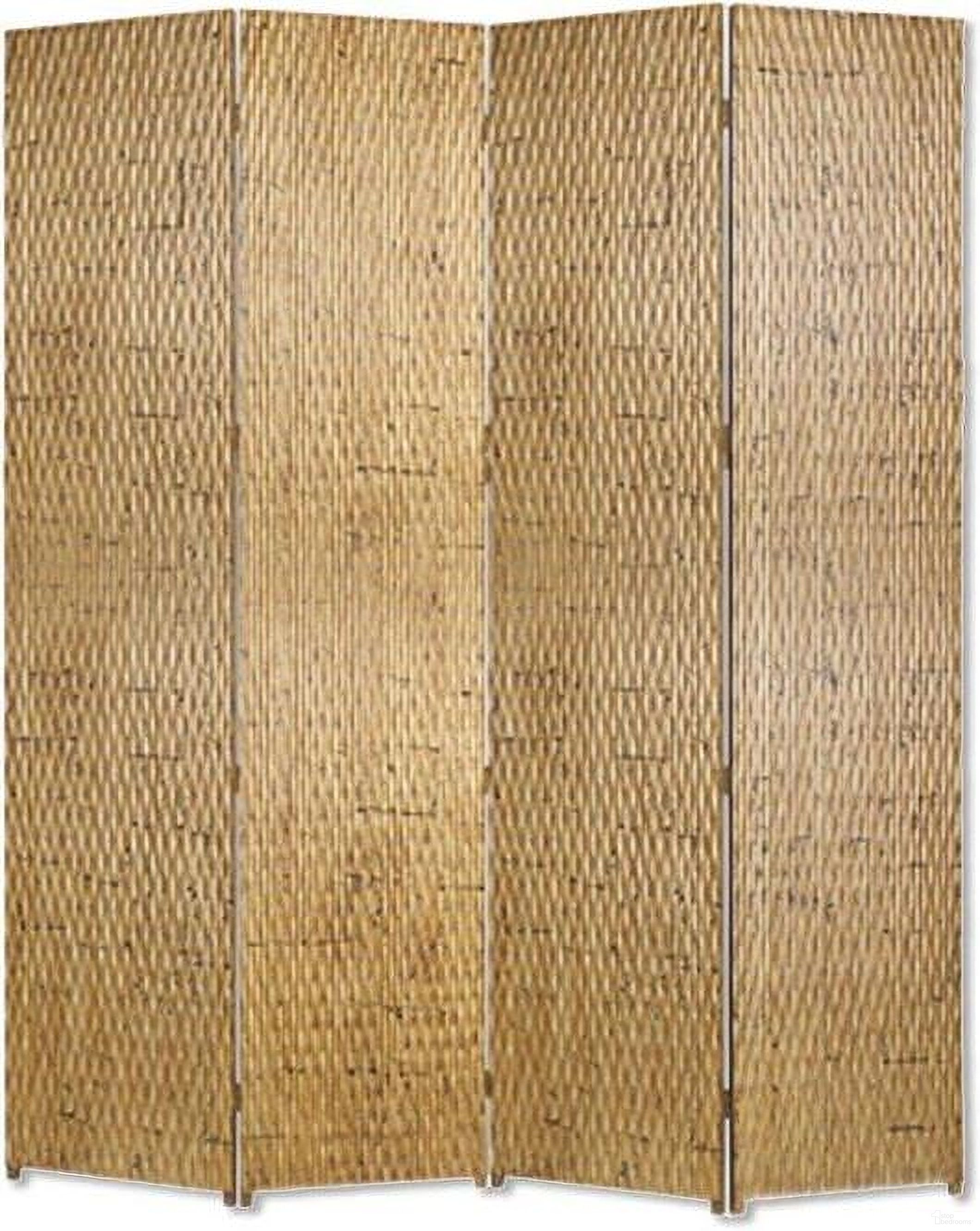 Homeroots Gold Wood Screen