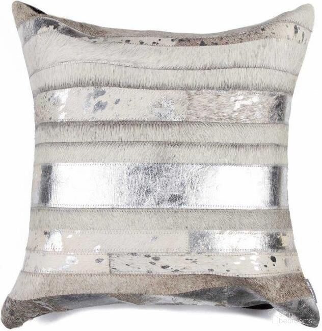 The appearance of Homeroots Gray And Silver Pillow 316932 designed by Homeroots in the modern / contemporary interior design. This silver and grey piece of furniture  was selected by 1StopBedrooms from  to add a touch of cosiness and style into your home. Sku: 316932. Material: Microsuede.