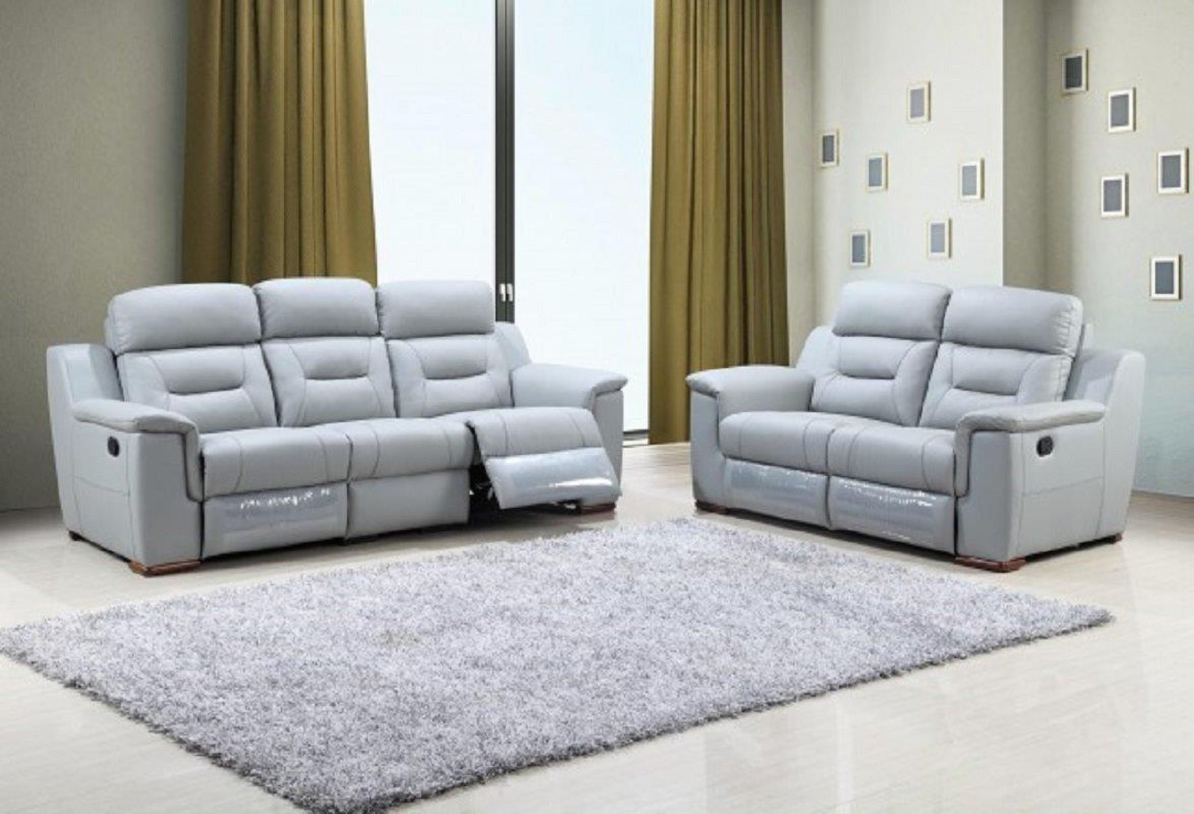 The appearance of Homeroots Gray Sofa Love 366206 designed by Homeroots in the modern / contemporary interior design. This gray piece of furniture was selected by 1StopBedrooms from to add a touch of cosiness and style into your home. Sku: 366206. Material: Leather.