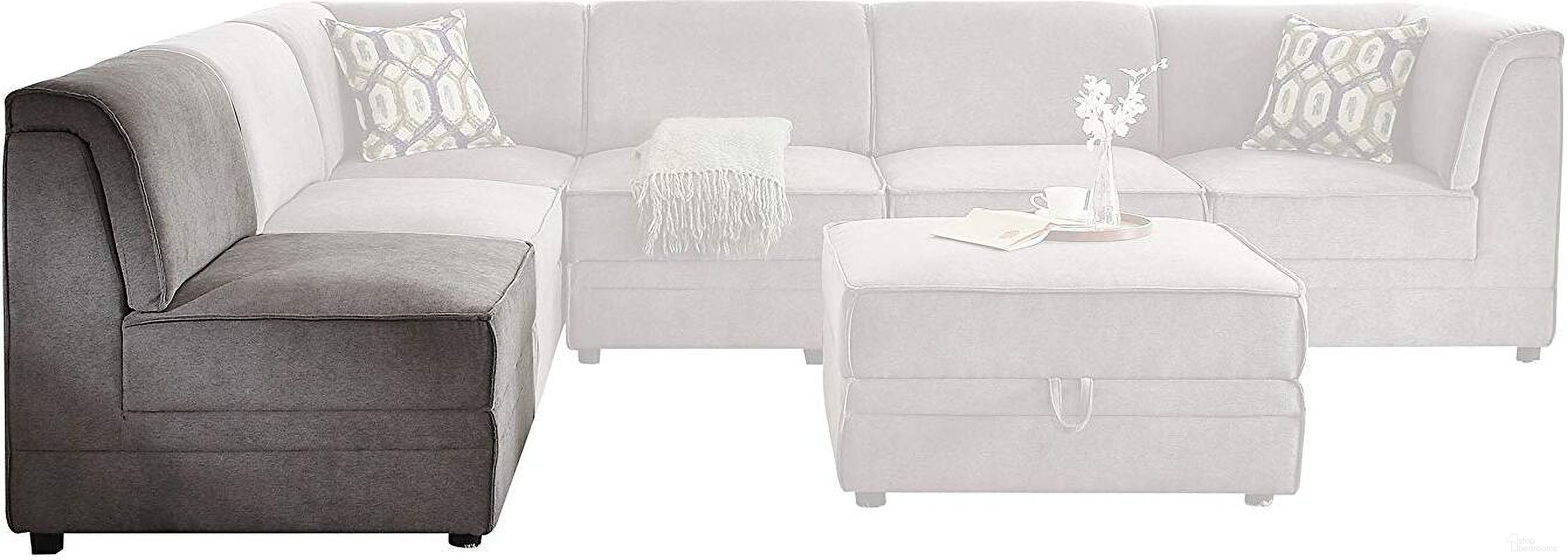 HomeRoots Reversible Armless Chair - Thumbnail 2
