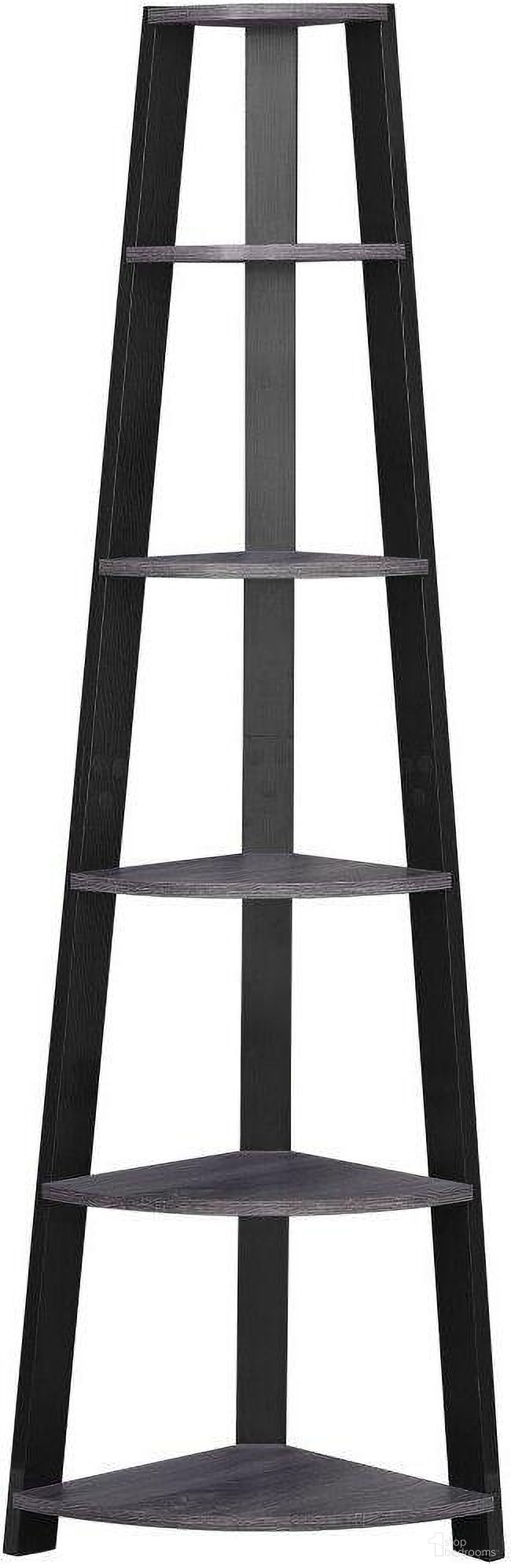 The appearance of Homeroots Grey Black Particle Board Bookshelf designed by Homeroots in the modern / contemporary interior design. This black and grey piece of furniture  was selected by 1StopBedrooms from  to add a touch of cosiness and style into your home. Sku: 332941. Material: MDF.
