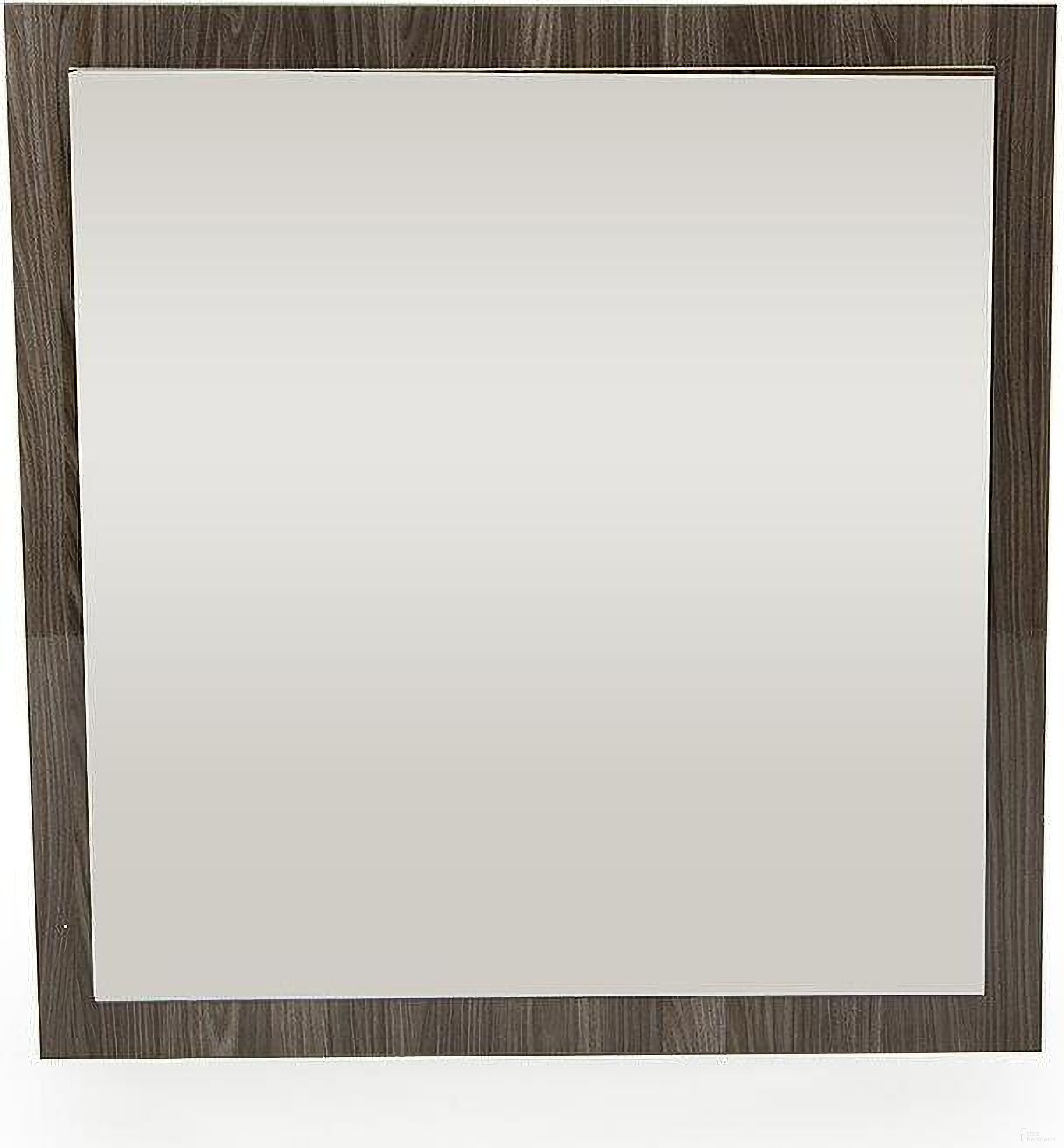 The appearance of Homeroots Grey Mdf Glass And Veneer Mirror 282566 designed by Homeroots in the coastal interior design. This grey piece of furniture  was selected by 1StopBedrooms from  to add a touch of cosiness and style into your home. Sku: 282566. Material: MDF.