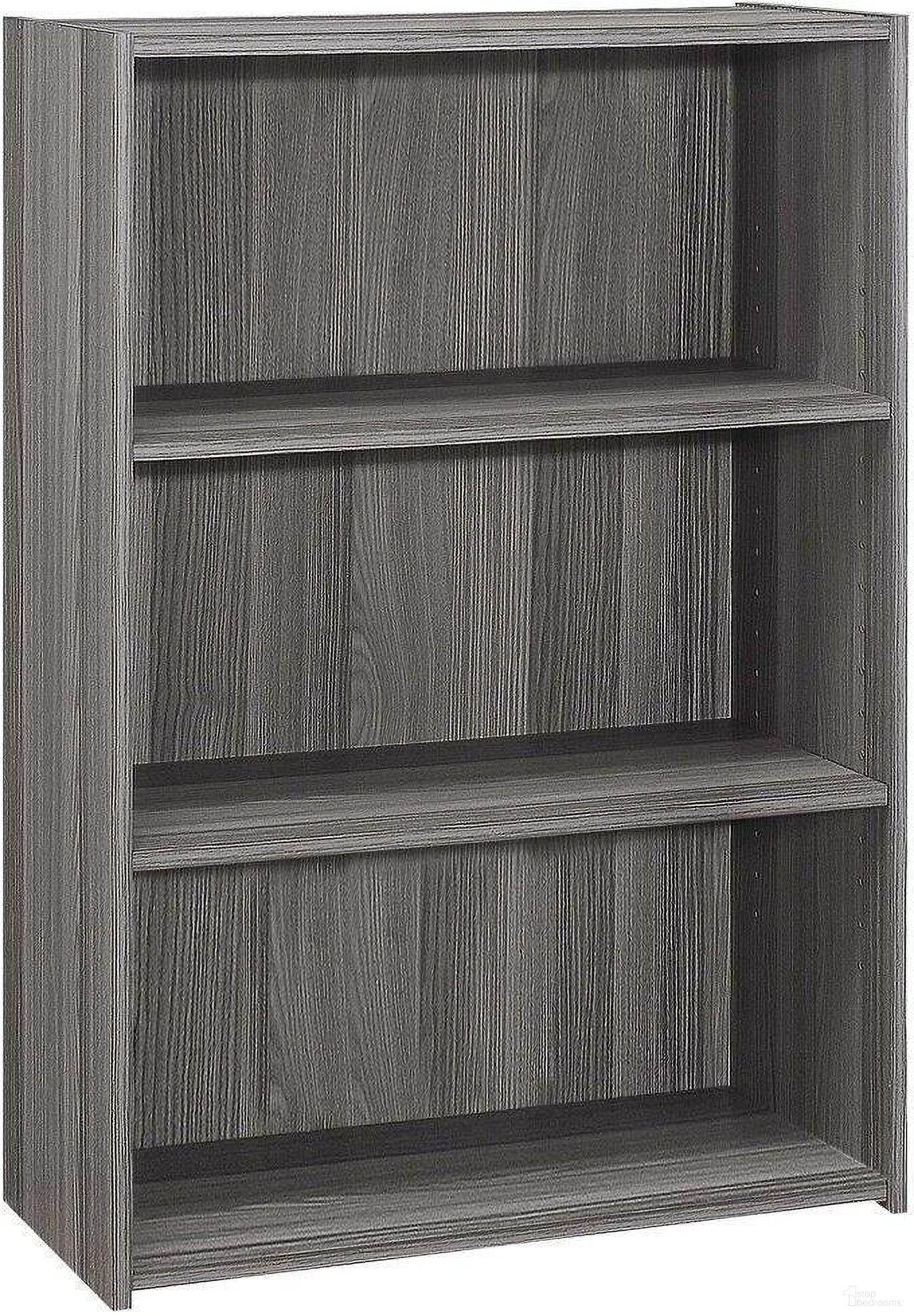 The appearance of Homeroots Grey Shelves Bookcase designed by Homeroots in the modern / contemporary interior design. This grey piece of furniture  was selected by 1StopBedrooms from  to add a touch of cosiness and style into your home. Sku: 355731. Material: Wood.