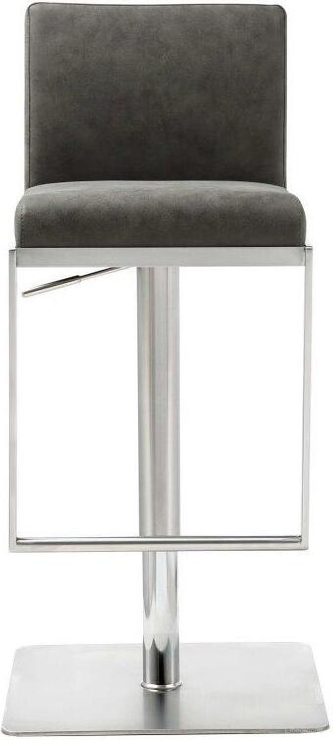The appearance of Homeroots Grey Stainless Steel Bar Stool 370619 designed by Homeroots in the modern / contemporary interior design. This grey piece of furniture was selected by 1StopBedrooms from to add a touch of cosiness and style into your home. Sku: 370619. Material: Steel.