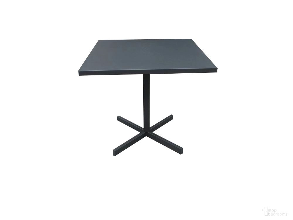 The appearance of Homeroots Grey Steel Dining Table 372206 designed by Homeroots in the modern / contemporary interior design. This grey piece of furniture  was selected by 1StopBedrooms from  to add a touch of cosiness and style into your home. Sku: 372206. Table Base Style: Pedestal. Material: Glass. Table Top Shape: Rectangular. Size: 32".