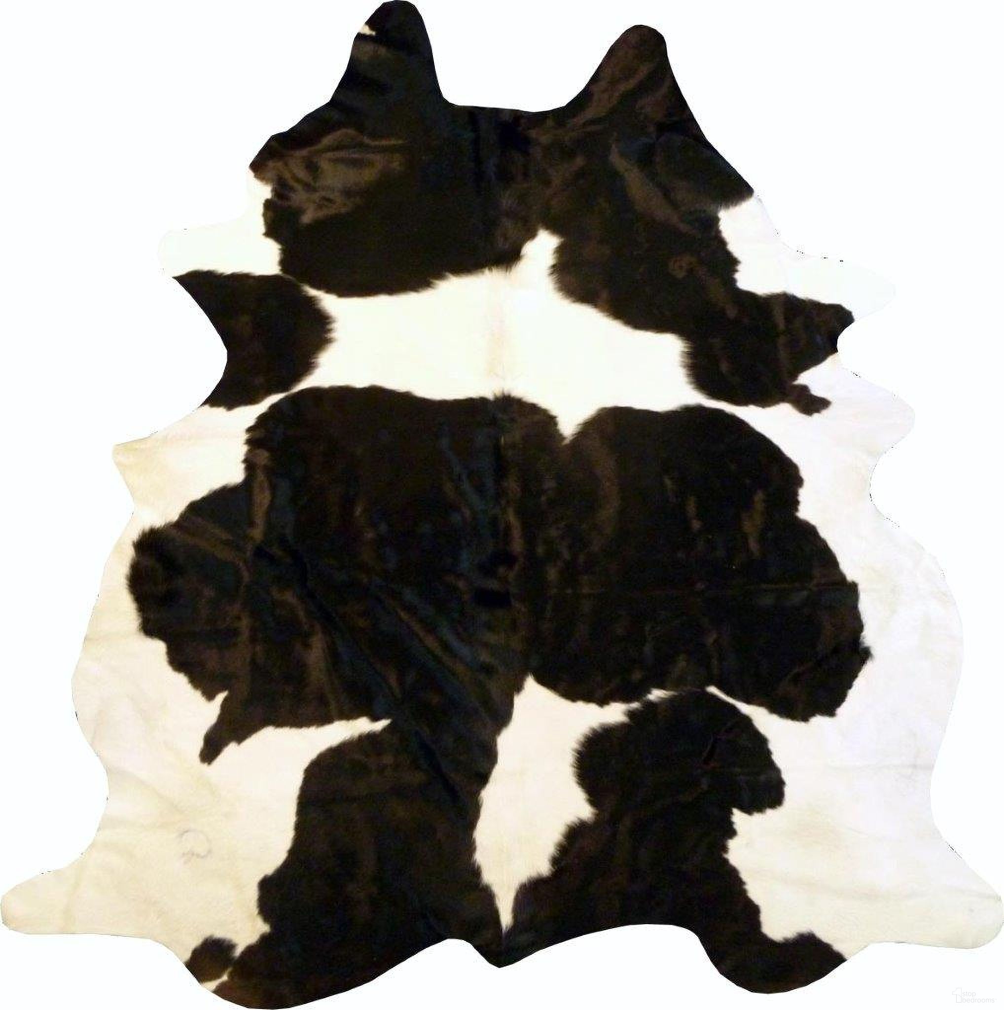 The appearance of Holstein Brindled Cowhide Rug - 6' designed by Homeroots in the traditional interior design. This white/brown piece of furniture  was selected by 1StopBedrooms from  to add a touch of cosiness and style into your home. Sku: 334409. Material: Genuine Leather.