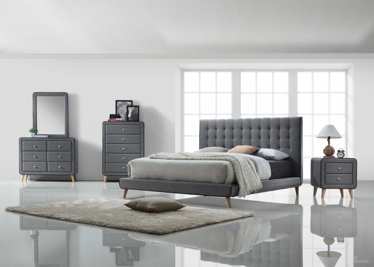 The appearance of Homeroots Light Gray Fabric Dresser 285882 designed by Homeroots in the modern / contemporary interior design. This grey linen fabric piece of furniture was selected by 1StopBedrooms from to add a touch of cosiness and style into your home. Sku: 285882. Material: Fabric.