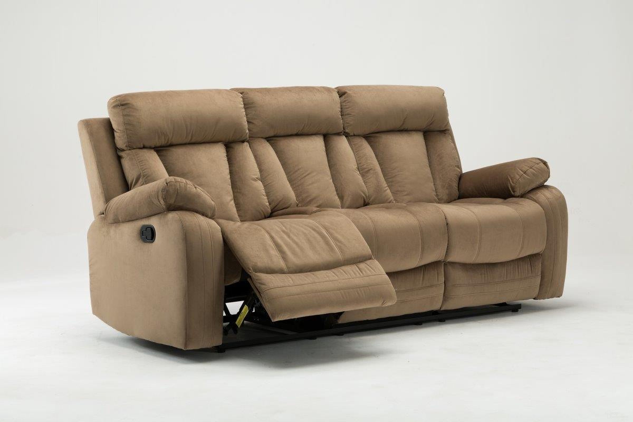 The appearance of Homeroots Modern Beige Fabric Sofa designed by Homeroots in the modern / contemporary interior design. This beige piece of furniture was selected by 1StopBedrooms from to add a touch of cosiness and style into your home. Sku: 329383. Material: Fabric.