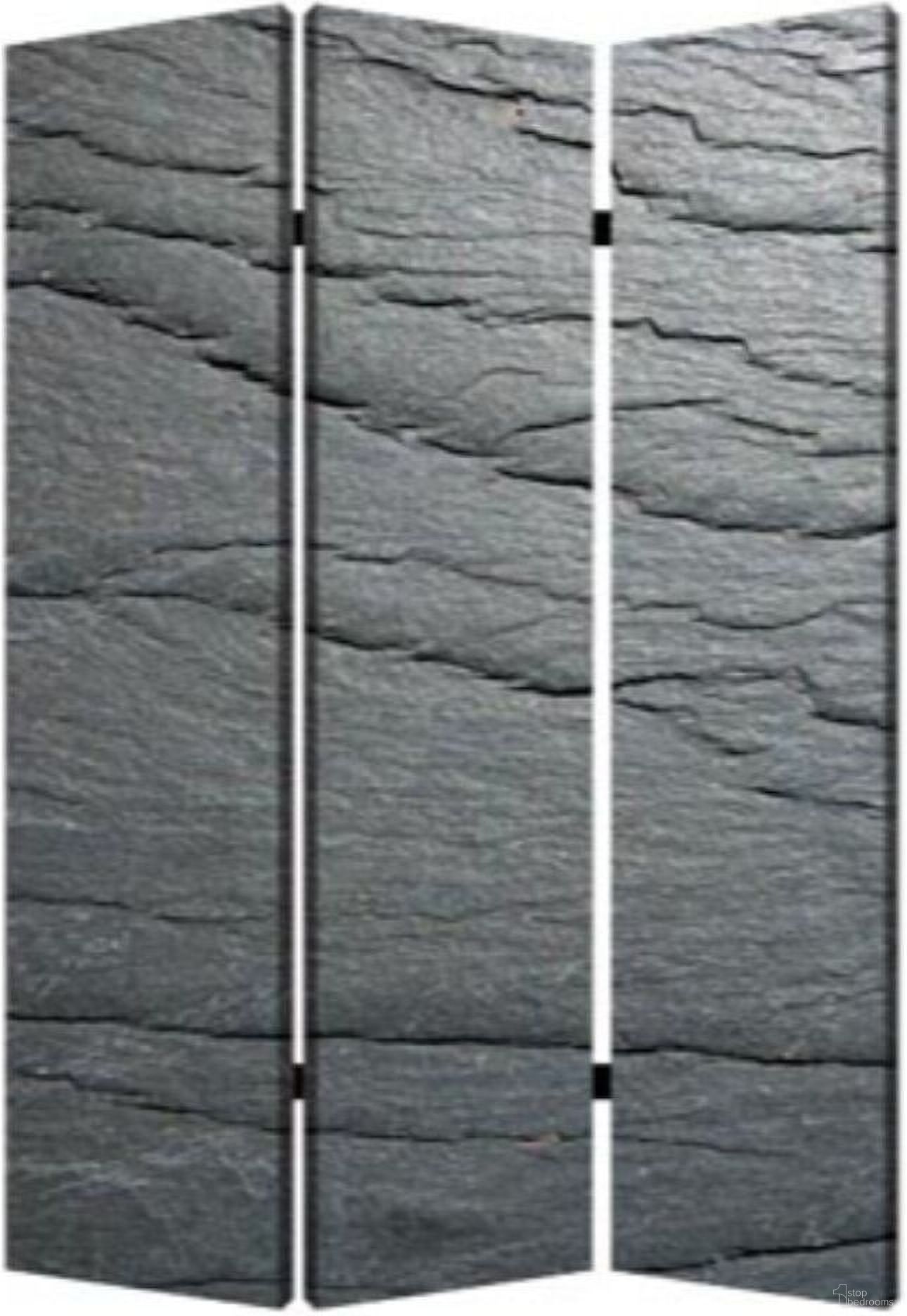 Homeroots Multi Color Wood Canvas Black Slate Screen 274661