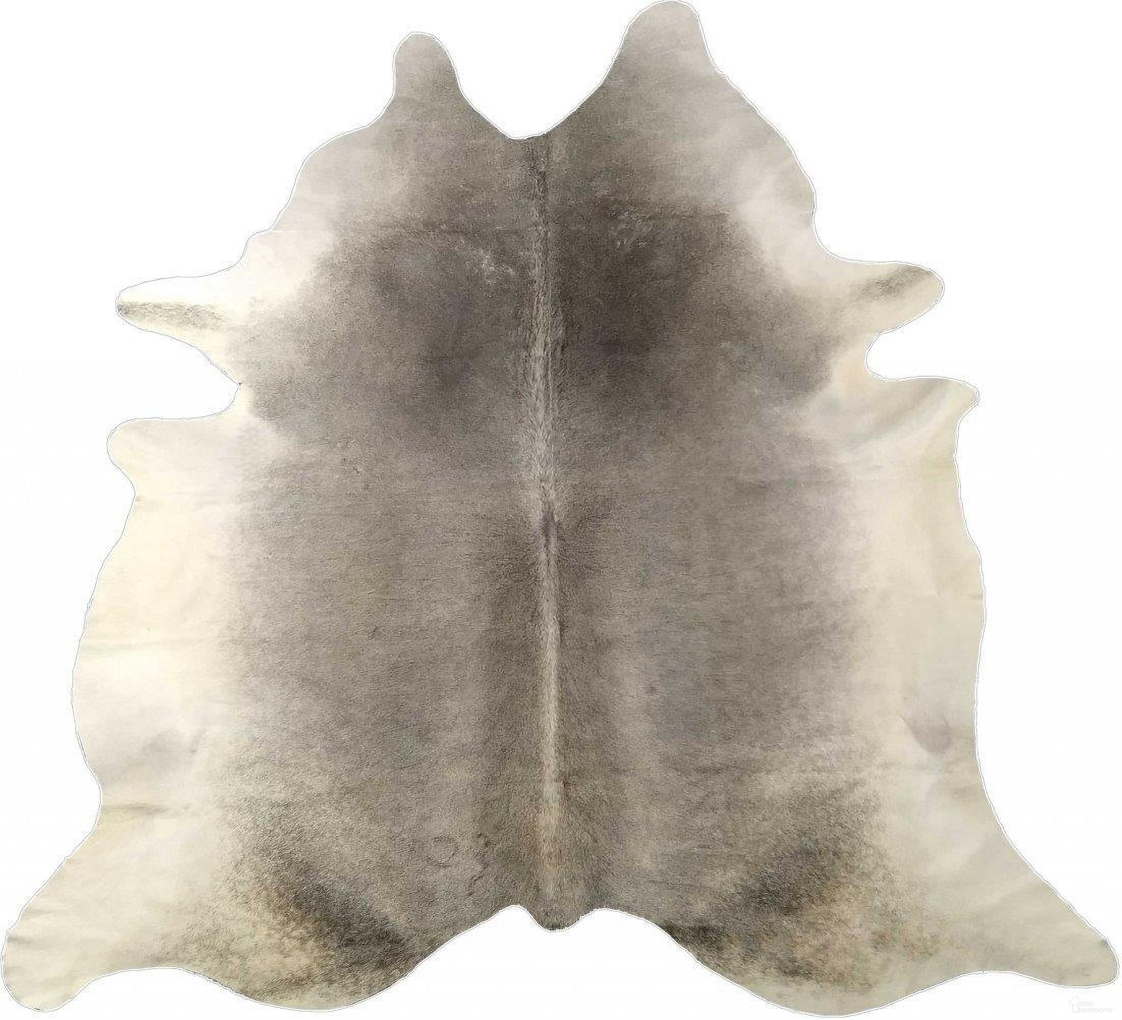 The appearance of Natural Grey Brindled Cowhide Rug - 6'6" designed by Homeroots in the traditional interior design. This natural gray piece of furniture was selected by 1StopBedrooms from to add a touch of cosiness and style into your home. Sku: 334427. Material: Genuine Leather.