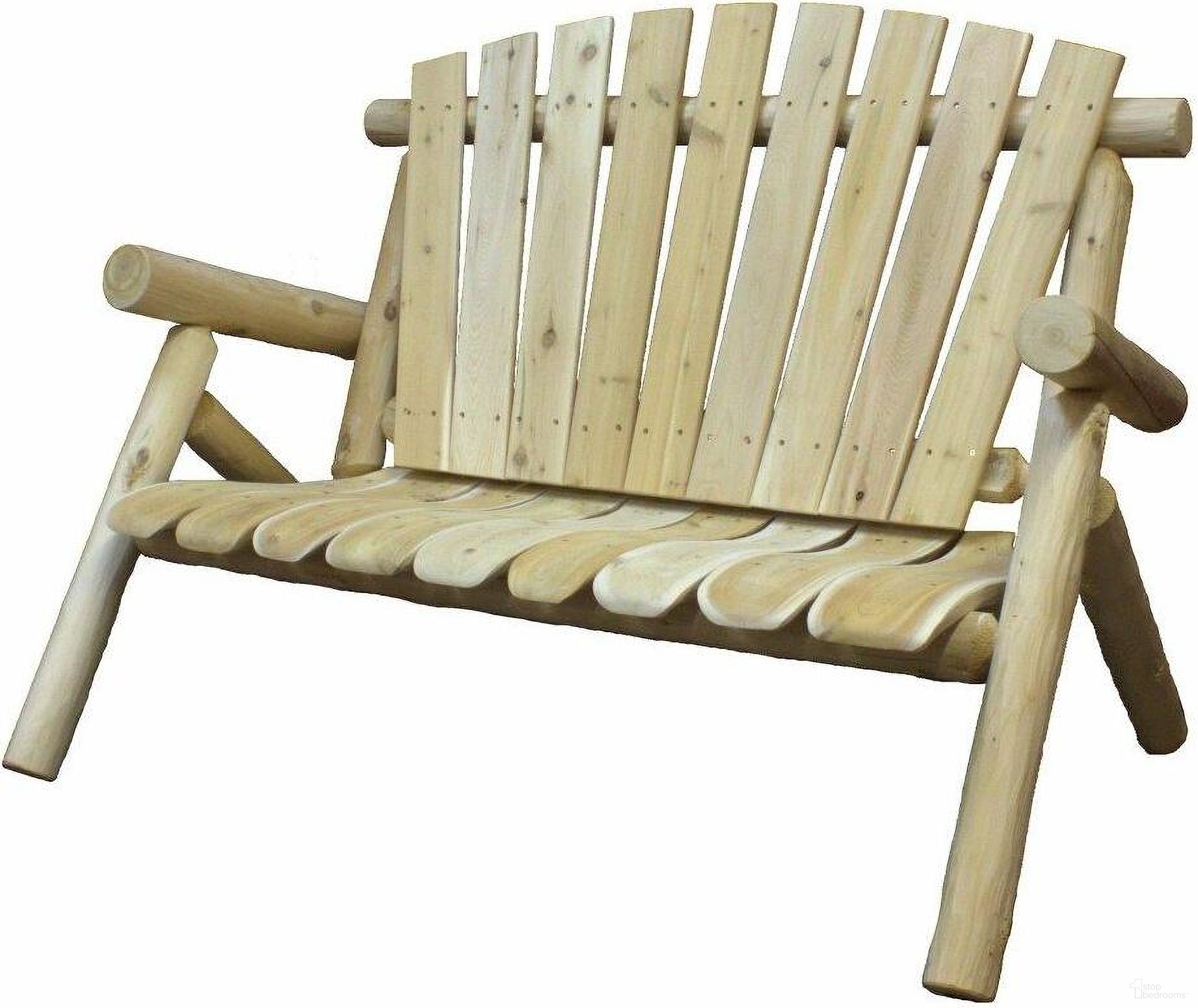 The appearance of Homeroots Natural Wood Loveseat 370288 designed by Homeroots in the rustic / southwestern interior design. This natural piece of furniture was selected by 1StopBedrooms from to add a touch of cosiness and style into your home. Sku: 370288. Material: Wood.