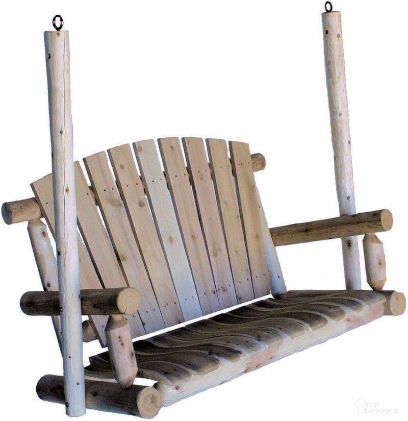 The appearance of Homeroots Natural Wood Porch Swing 370282 designed by Homeroots in the rustic / southwestern interior design. This natural piece of furniture was selected by 1StopBedrooms from to add a touch of cosiness and style into your home. Sku: 370282. Material: Wood.