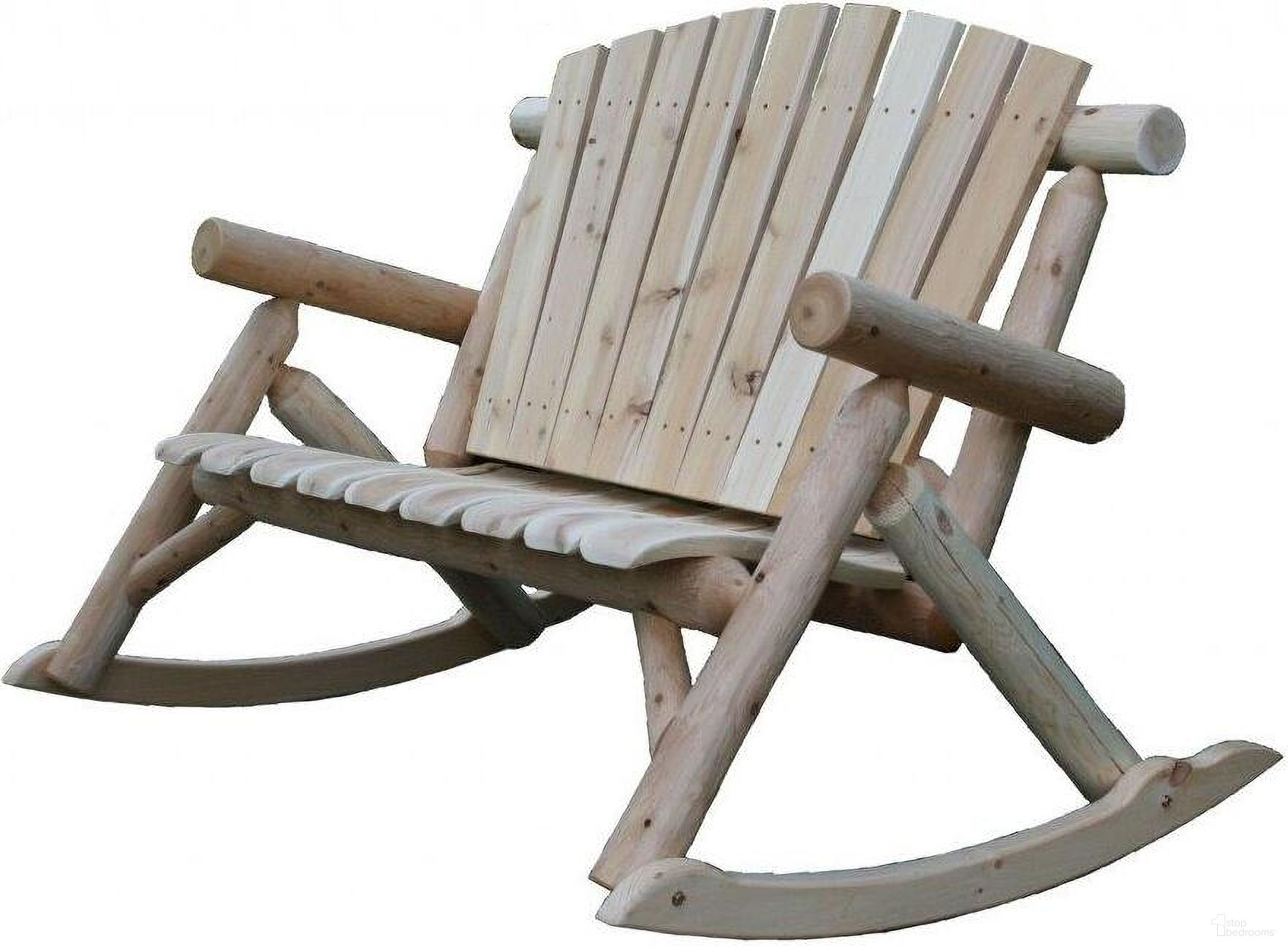 The appearance of Homeroots Natural Wood Rocking Loveseat 370287 designed by Homeroots in the rustic / southwestern interior design. This natural piece of furniture was selected by 1StopBedrooms from to add a touch of cosiness and style into your home. Sku: 370287. Material: Wood.
