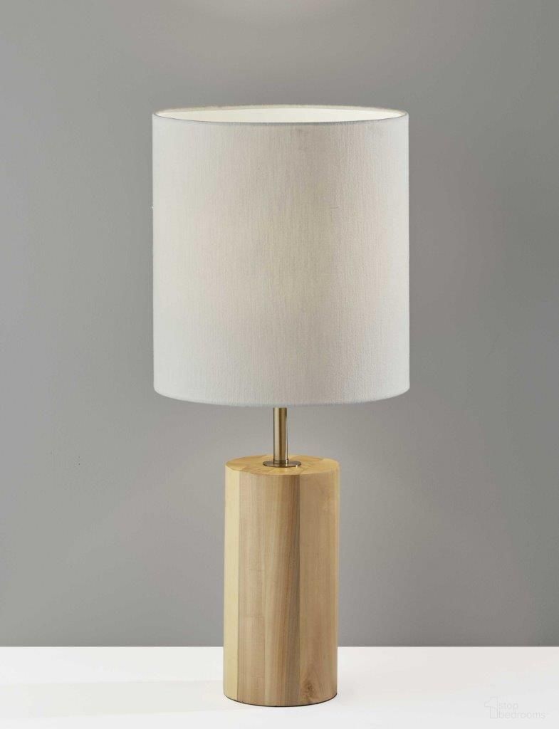 HomeRoots Wood Table Lamp