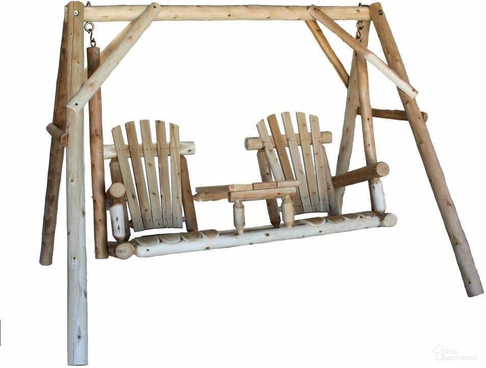 The appearance of Homeroots Natural Wood Tete A Tete Yard Swing 370275 designed by Homeroots in the rustic / southwestern interior design. This natural piece of furniture was selected by 1StopBedrooms from to add a touch of cosiness and style into your home. Sku: 370275. Material: Wood.