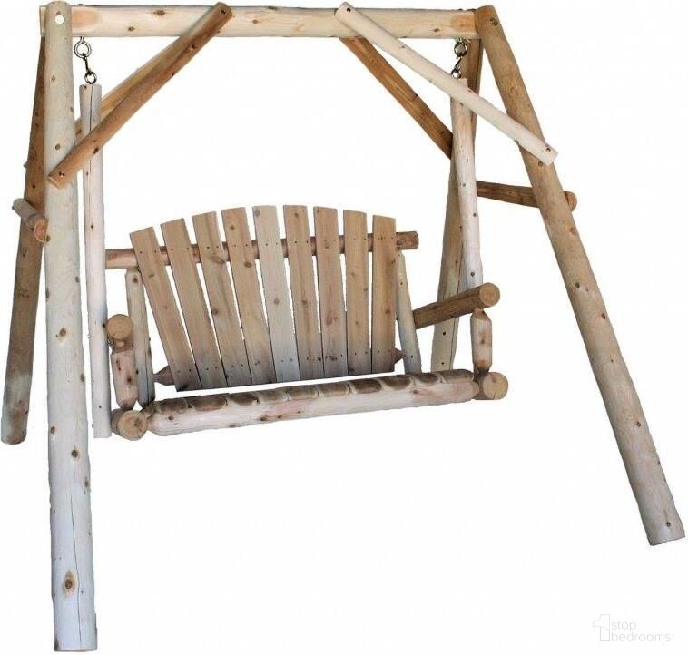 The appearance of Homeroots Natural Wood Yard Swing 370274 designed by Homeroots in the rustic / southwestern interior design. This natural piece of furniture was selected by 1StopBedrooms from to add a touch of cosiness and style into your home. Sku: 370274. Material: Wood.