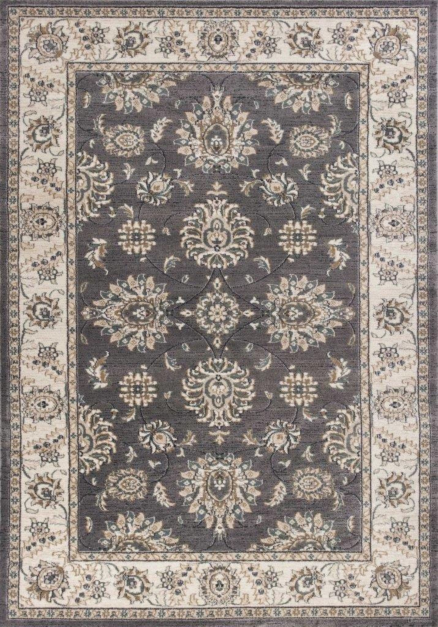 The appearance of Homeroots Polypropylene Grey And Ivory Area Rug 350366 designed by Homeroots in the traditional interior design. This grey and ivory piece of furniture was selected by 1StopBedrooms from to add a touch of cosiness and style into your home. Sku: 350366. Material: Polypropylene.