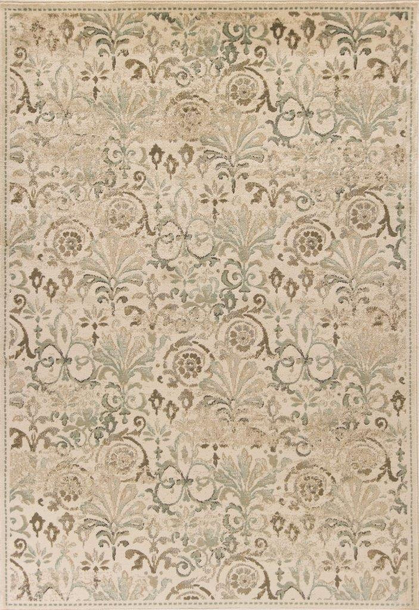 Polypropylene Ivory Florence Area Rug - 8' x 11'