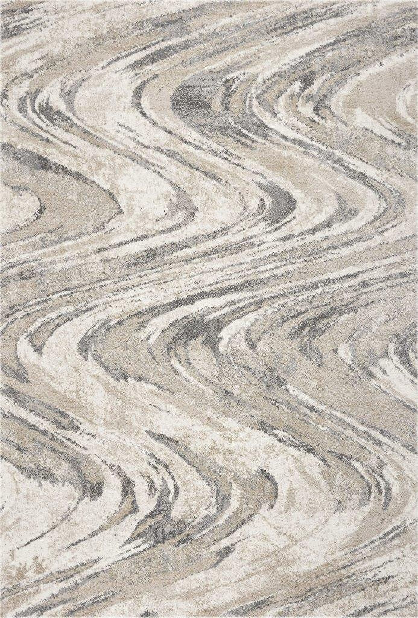 Homeroots Polypropylene Natural Area Rug 350060