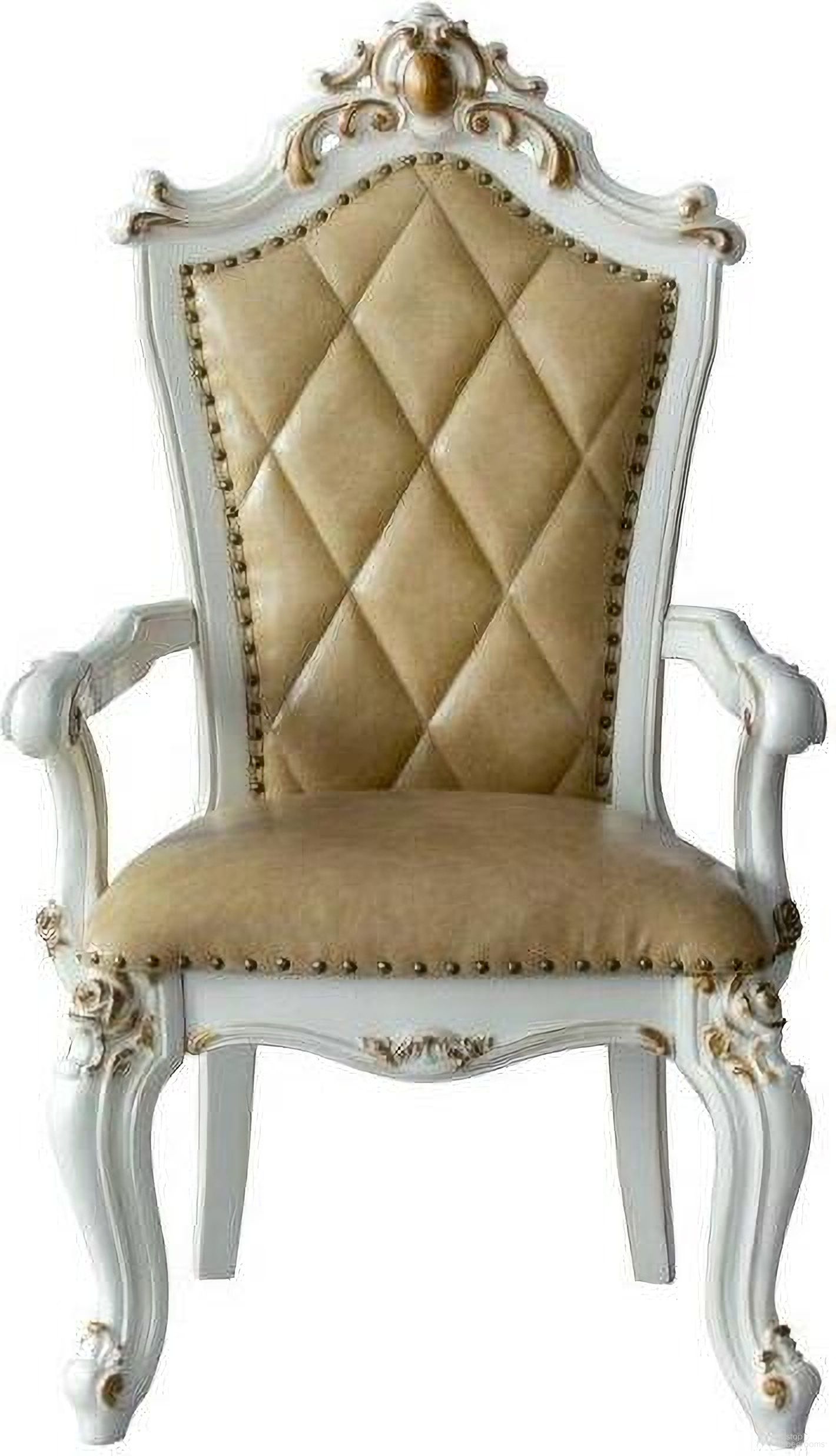 The appearance of Homeroots Pu Antique Pearl Wood Poly Resin Upholstered Arm Chair (Set 2) designed by Homeroots in the traditional interior design. This antique pearl piece of furniture was selected by 1StopBedrooms from to add a touch of cosiness and style into your home. Sku: 347323. Material: Wood. Chair Type: Arm Chair.