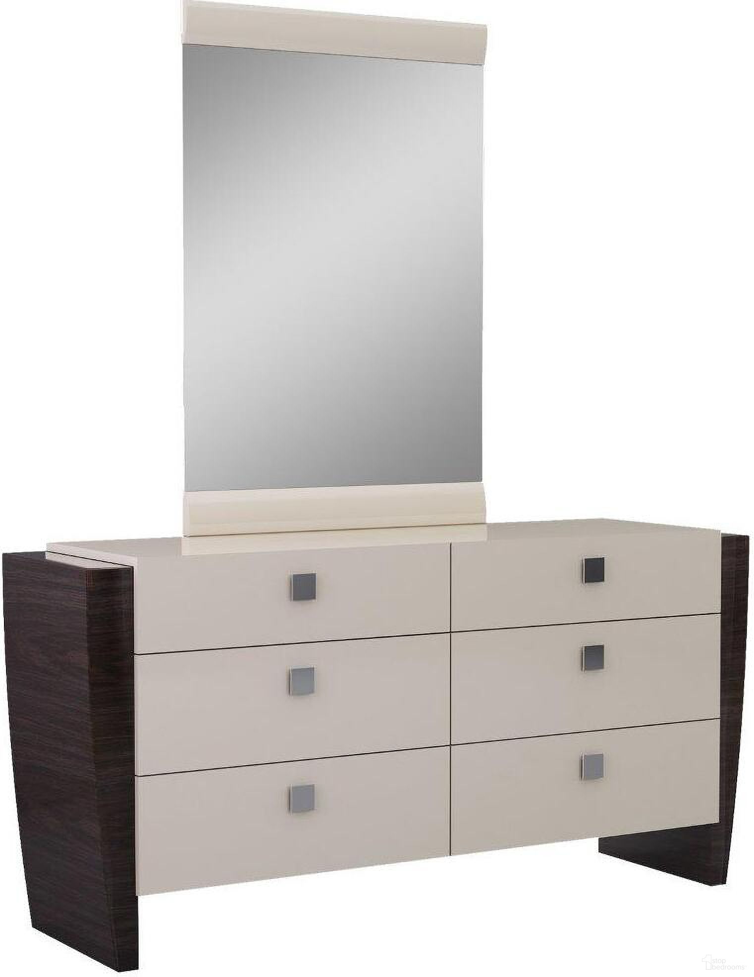 The appearance of Homeroots Refined Beige High Gloss Dresser designed by Homeroots in the modern / contemporary interior design. This beige piece of furniture was selected by 1StopBedrooms from to add a touch of cosiness and style into your home. Sku: 329659. Material: Wood.