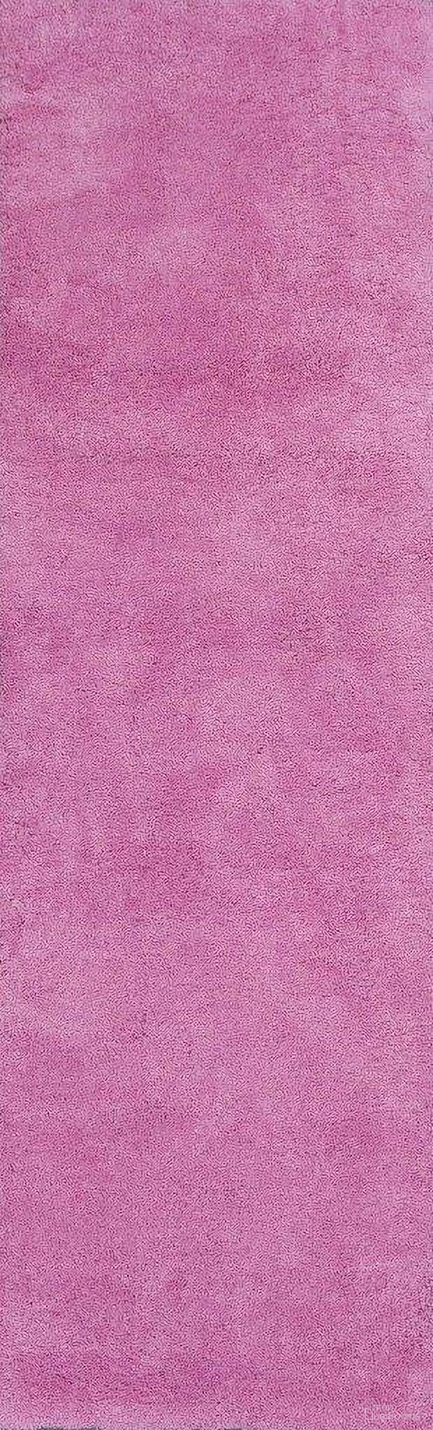 Homeroots Runner Polyester Hot Pink Area Rug
