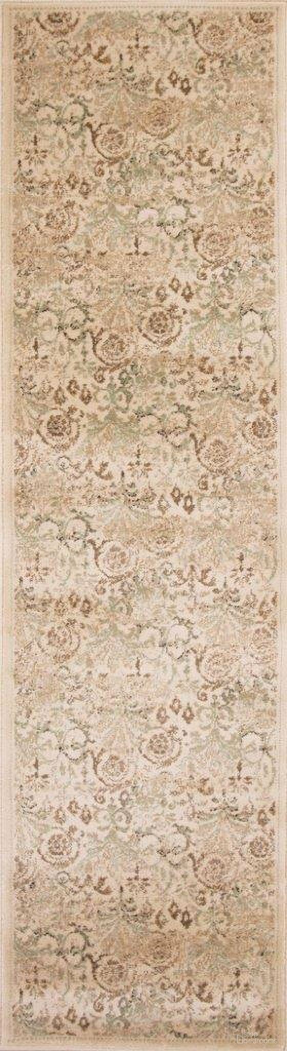 The appearance of Runner Polypropylene Ivory Florence Area Rug - 7' designed by Homeroots in the traditional interior design. This ivory piece of furniture  was selected by 1StopBedrooms from  to add a touch of cosiness and style into your home. Sku: 353497. Material: Polypropylene.