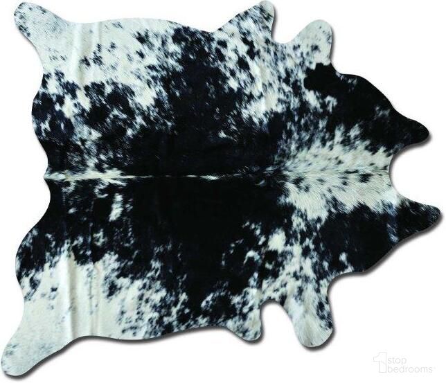 The appearance of Homeroots Salt And Pepper Black And White Cowhide Rug designed by Homeroots in the modern / contemporary interior design. This black and white piece of furniture was selected by 1StopBedrooms from to add a touch of cosiness and style into your home. Sku: 294260. Material: Leather.