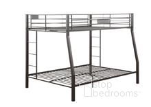 The appearance of Homeroots Sandy Black Full X L Over Queen Bunk Bed 285321 designed by Homeroots in the modern / contemporary interior design. This sandy black piece of furniture  was selected by 1StopBedrooms from  to add a touch of cosiness and style into your home. Sku: 285321. Bed Type: Bunk Bed. Material: Metal. Bed Size: Full Over Queen.