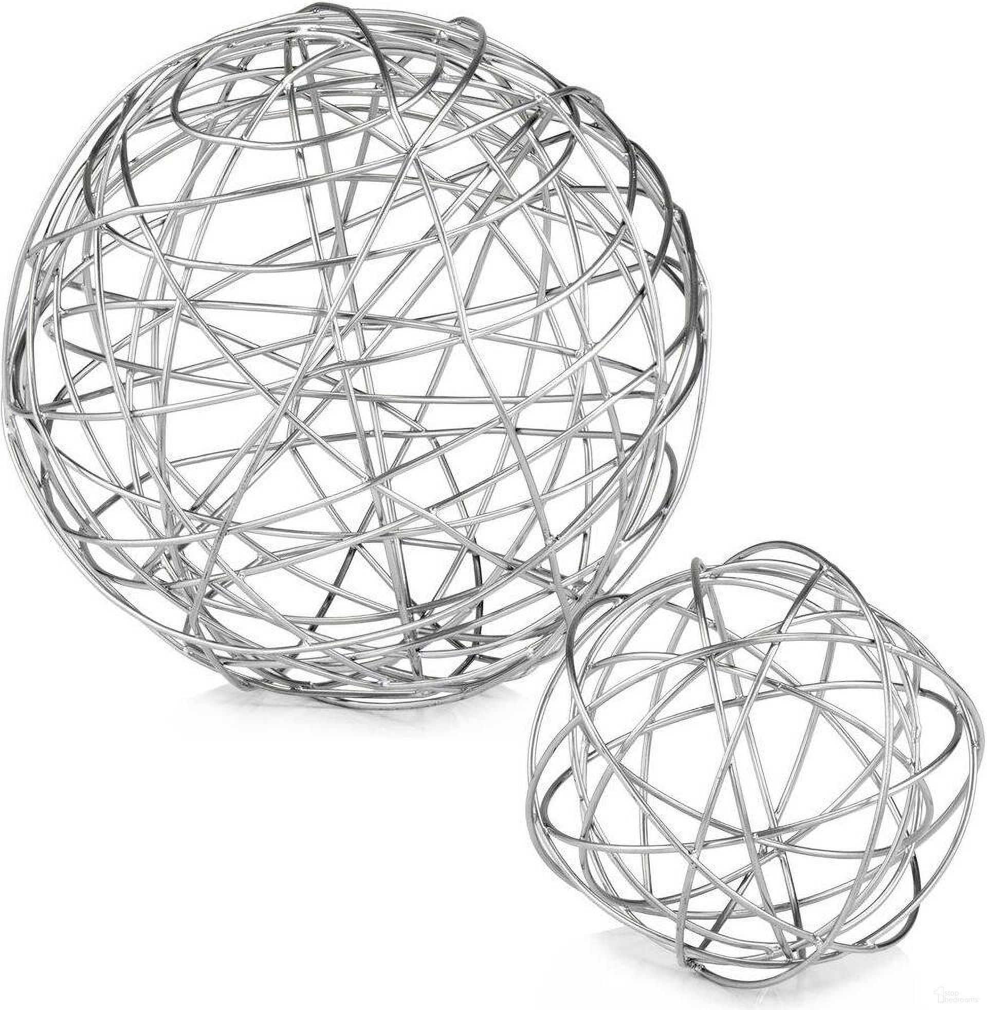 Homeroots Silver And Large Wire Sphere 354743