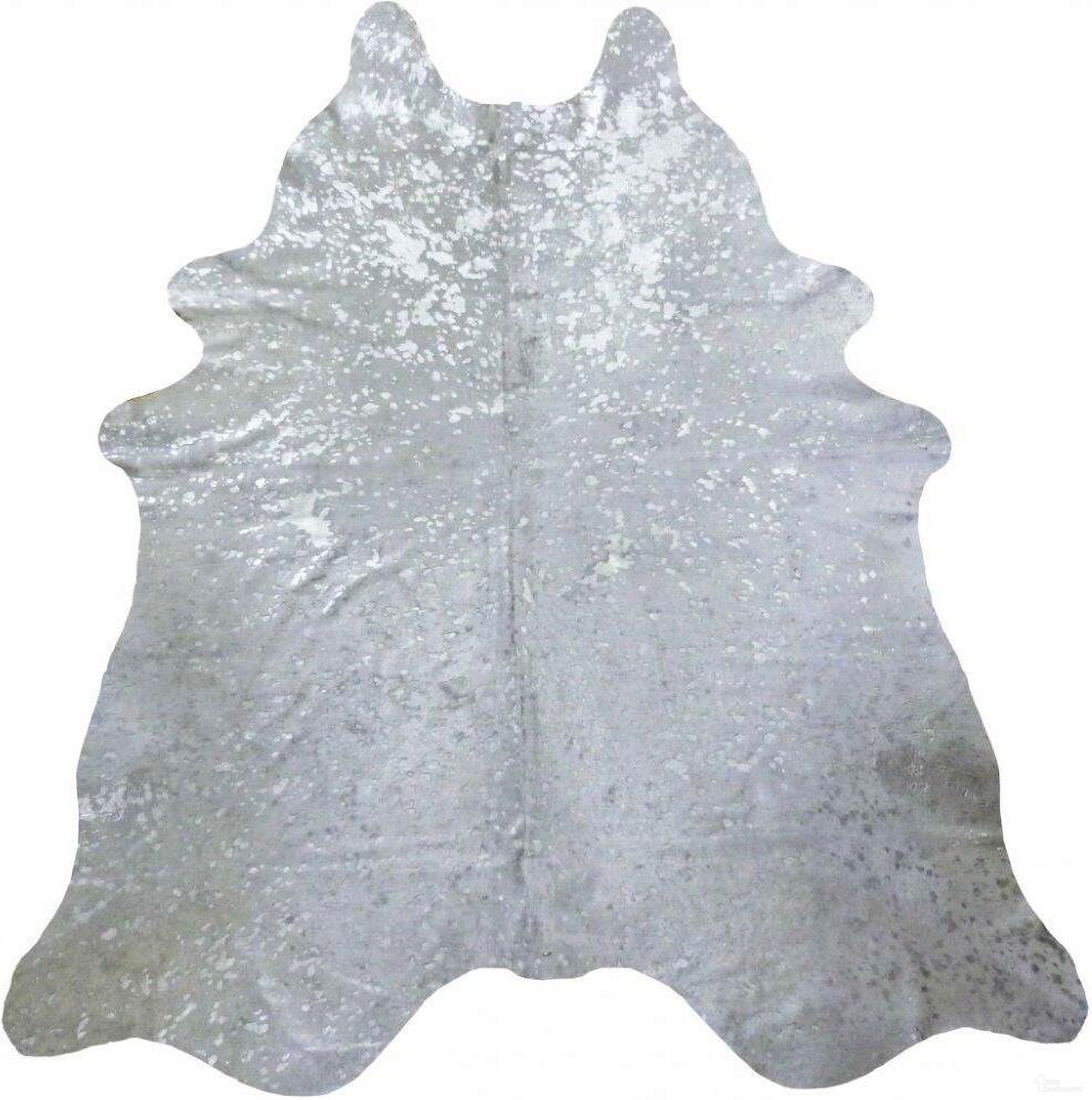 The appearance of Silver Devore Brindled Cowhide Rug - 6' designed by Homeroots in the traditional interior design. This silver piece of furniture was selected by 1StopBedrooms from to add a touch of cosiness and style into your home. Sku: 334408. Material: Genuine Leather.