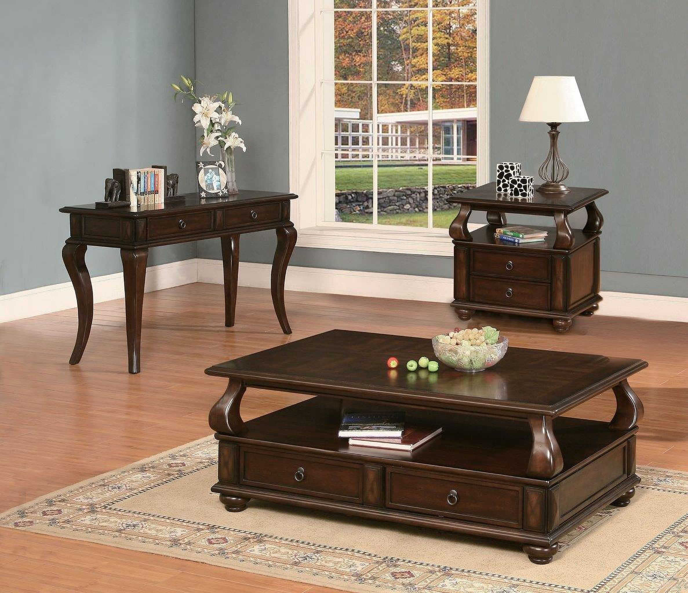 Homeroots Walnut Coffee Table