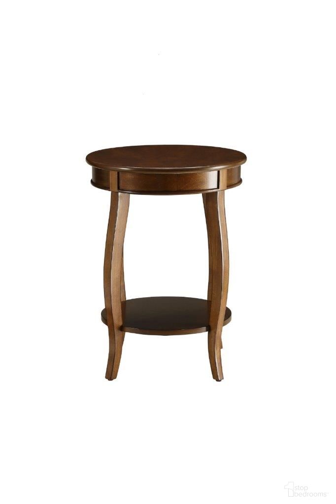 The appearance of Homeroots Walnut Solid Wood Leg Side Table 286290 designed by Homeroots in the traditional interior design. This walnut piece of furniture  was selected by 1StopBedrooms from  to add a touch of cosiness and style into your home. Sku: 286290. Material: MDF.