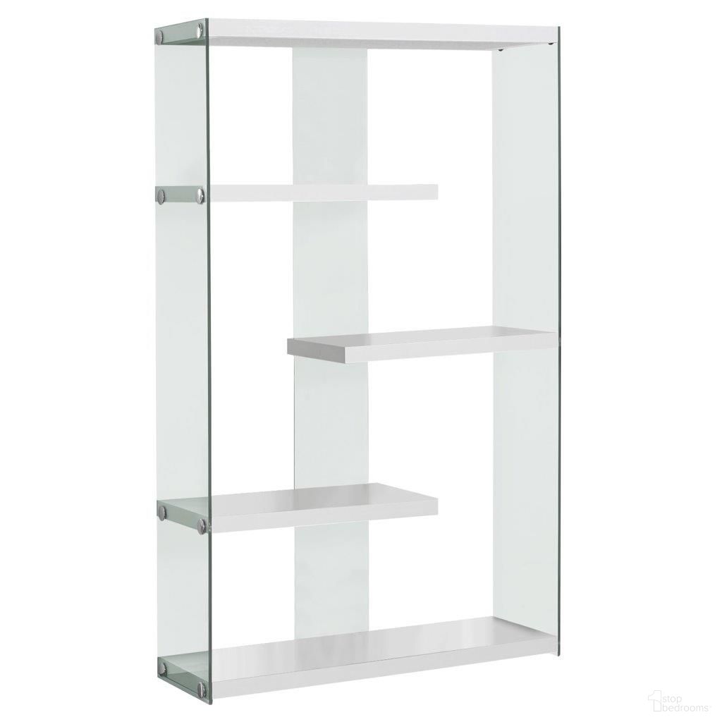 The appearance of Homeroots White Clear Particle Board Tempered Glass Bookcase 333150 designed by Homeroots in the modern / contemporary interior design. This clear glass piece of furniture was selected by 1StopBedrooms from to add a touch of cosiness and style into your home. Sku: 333150. Material: Glass.