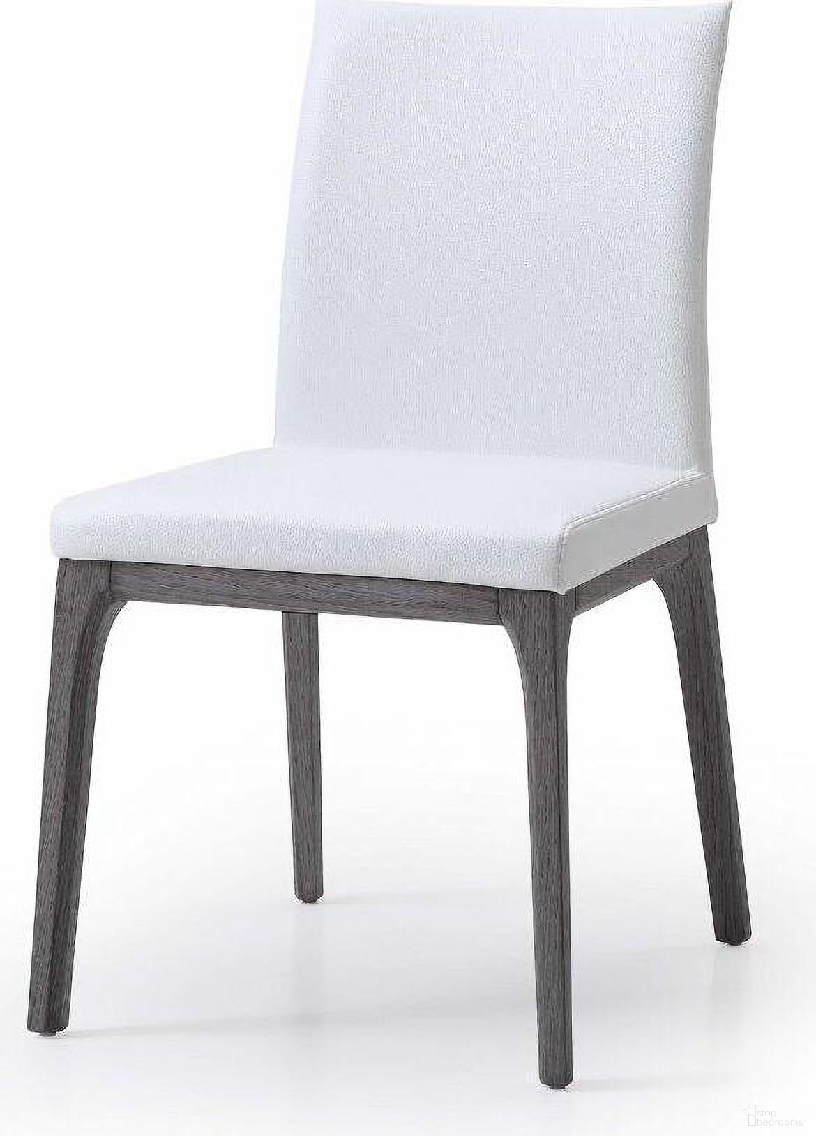 The appearance of Homeroots White Faux Leather And Metal Dining Chair 370659 designed by Homeroots in the modern / contemporary interior design. This white piece of furniture was selected by 1StopBedrooms from to add a touch of cosiness and style into your home. Sku: 370659. Material: Faux Leather. Chair Type: Side Chair.