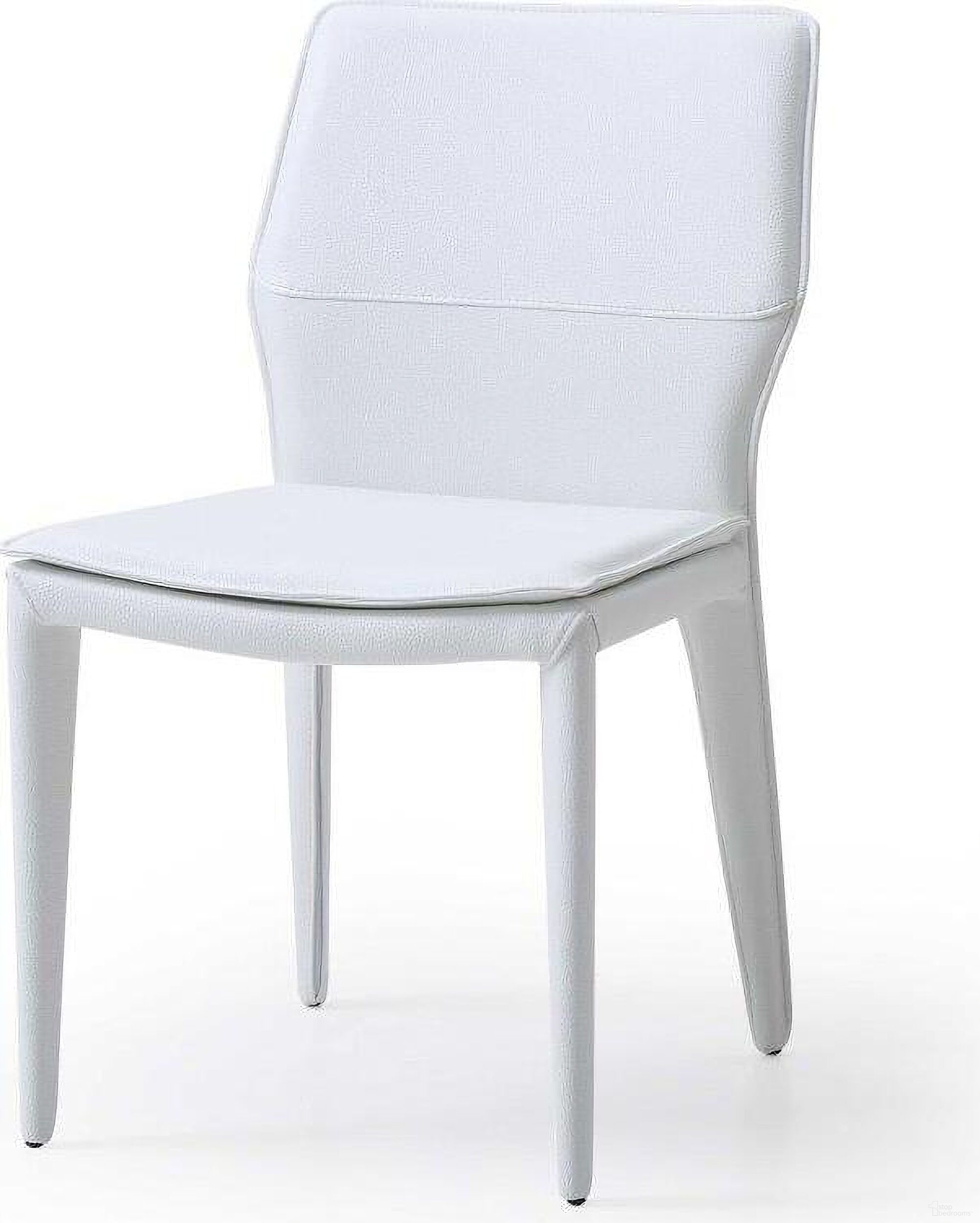 The appearance of Homeroots White Faux Leather And Metal Dining Chair 370670 designed by Homeroots in the modern / contemporary interior design. This white piece of furniture was selected by 1StopBedrooms from to add a touch of cosiness and style into your home. Sku: 370670. Material: Faux Leather. Chair Type: Side Chair.